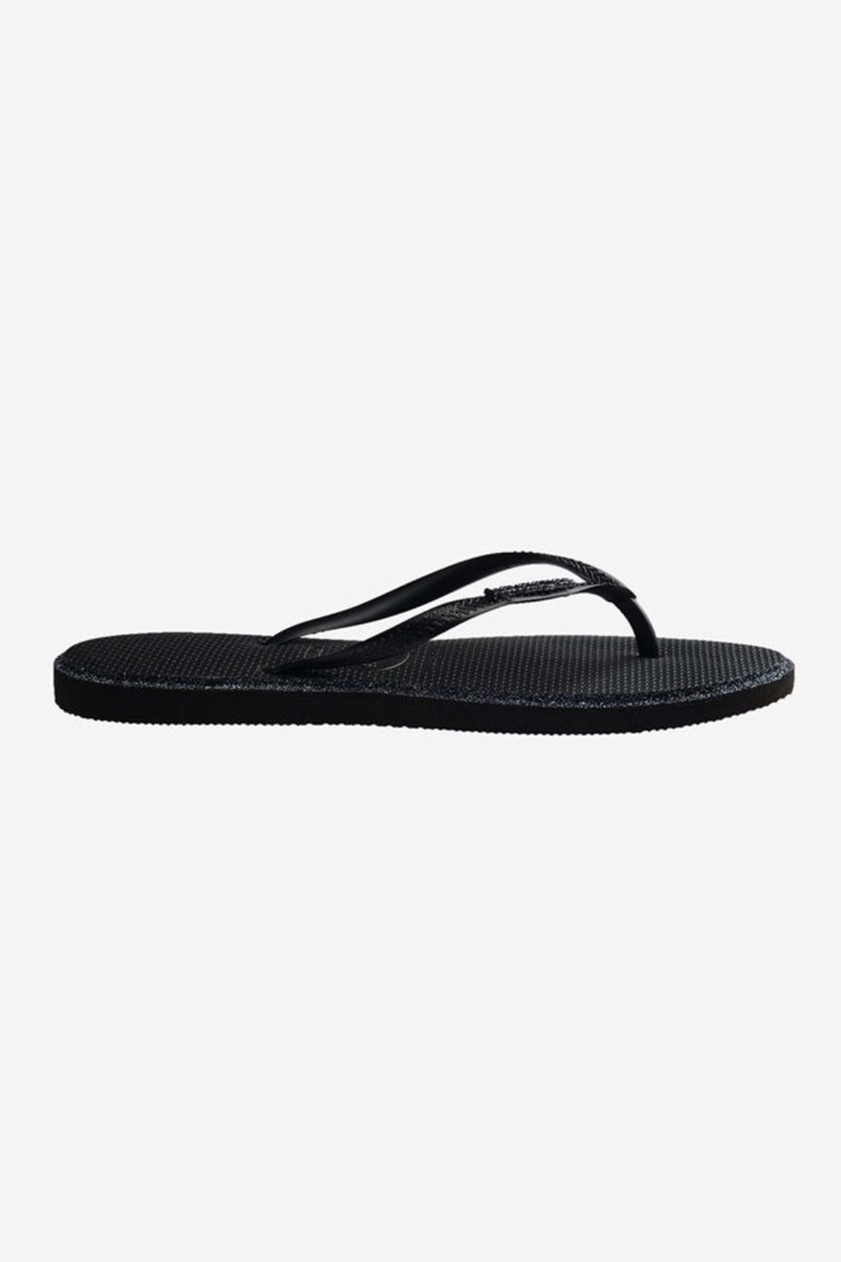 HAVAIANAS SLIM POINT GLITTER en color NEGRO (2)