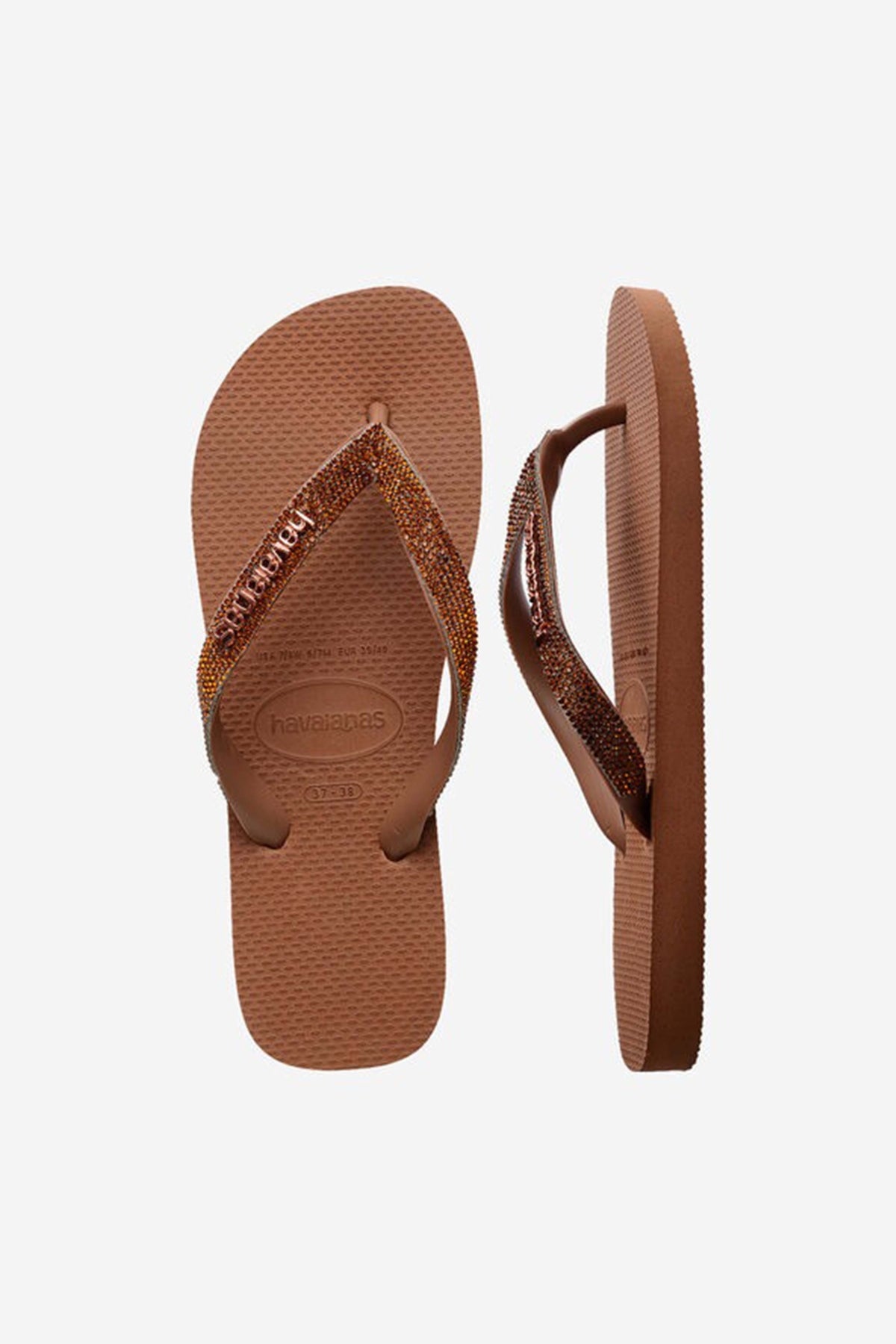 HAVAIANAS HAV. TOP GLOW en color MARRON (3)