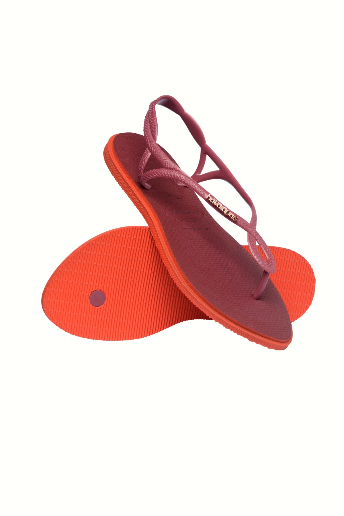 HAVAIANAS LUNA POINT en color BURDEOS (4)