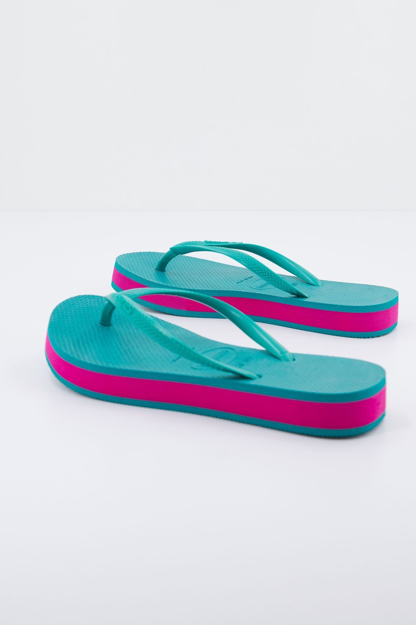 HAVAIANAS SLIM PLATFORM en color VERDE (3)