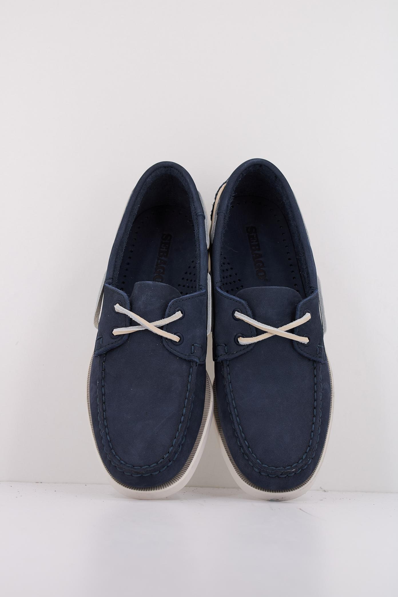 SEBAGO DOCKSIDES PORTLAND NUBUCK en color AZUL (3)
