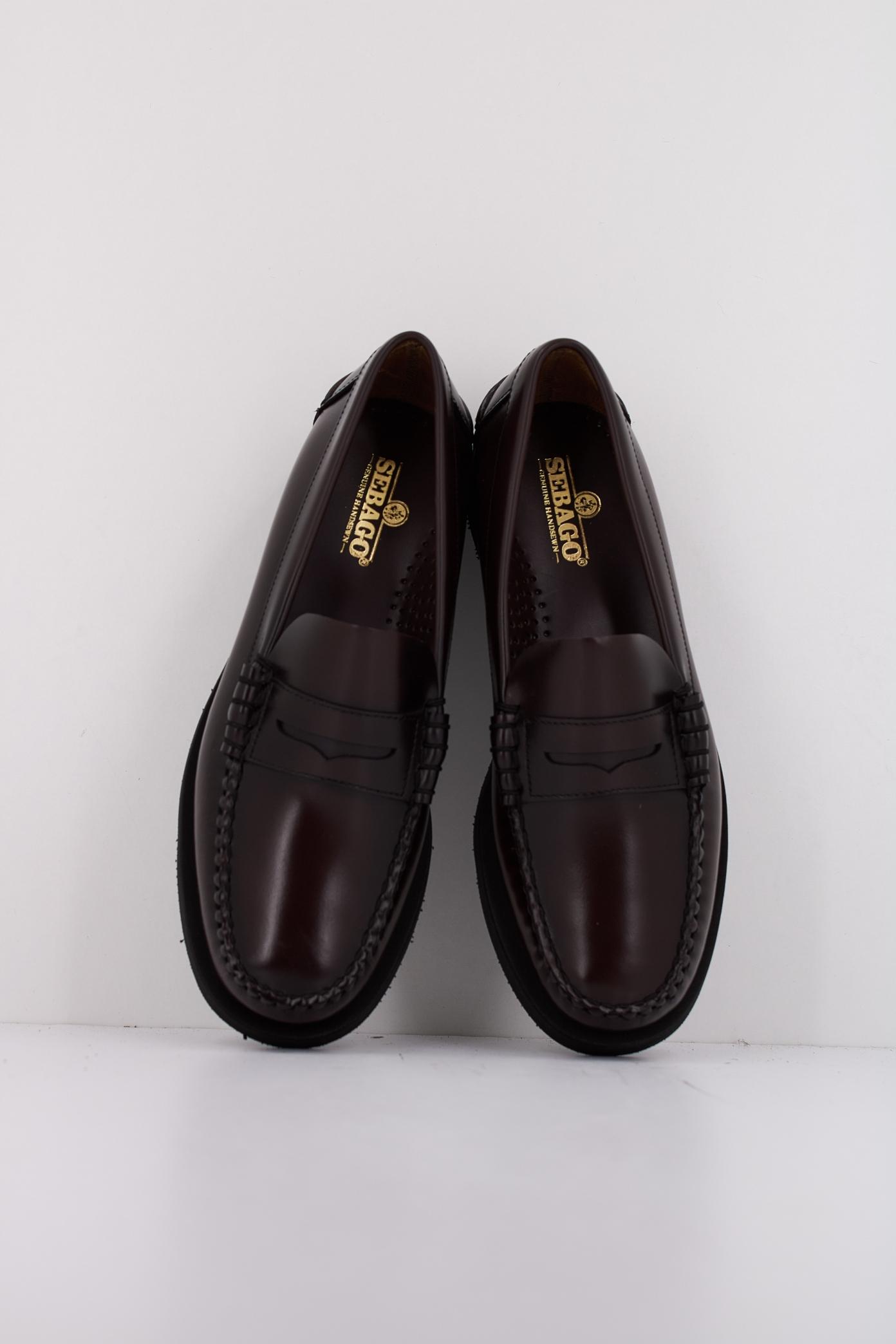 SEBAGO SHERMAN PENNY LOAFER en color BURDEOS (3)