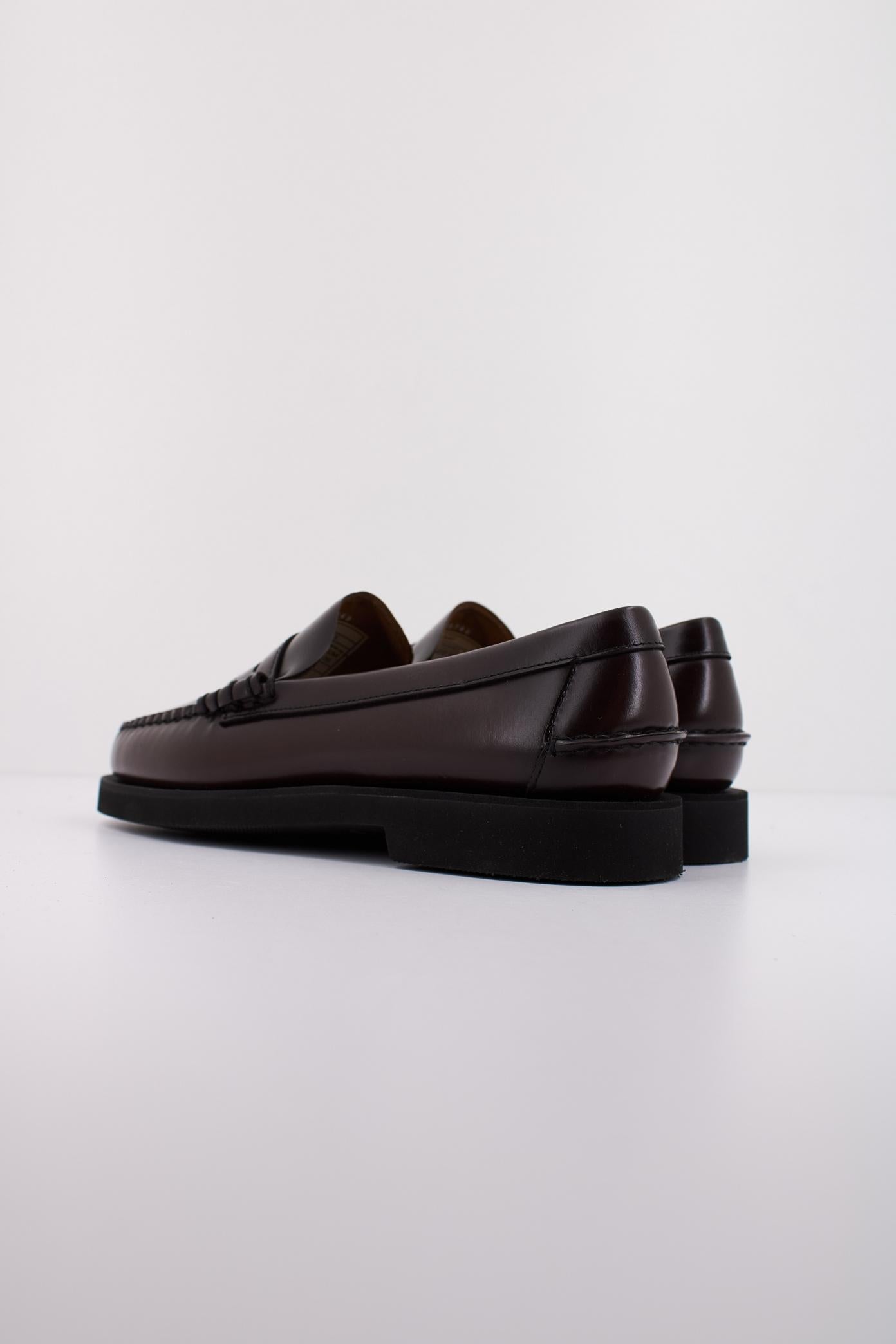 SEBAGO SHERMAN PENNY LOAFER en color BURDEOS (4)