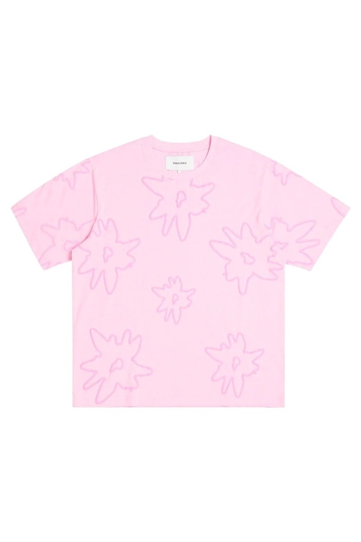 PICA PICA EDELWEISS FLOWER AOP en color ROSA (1)