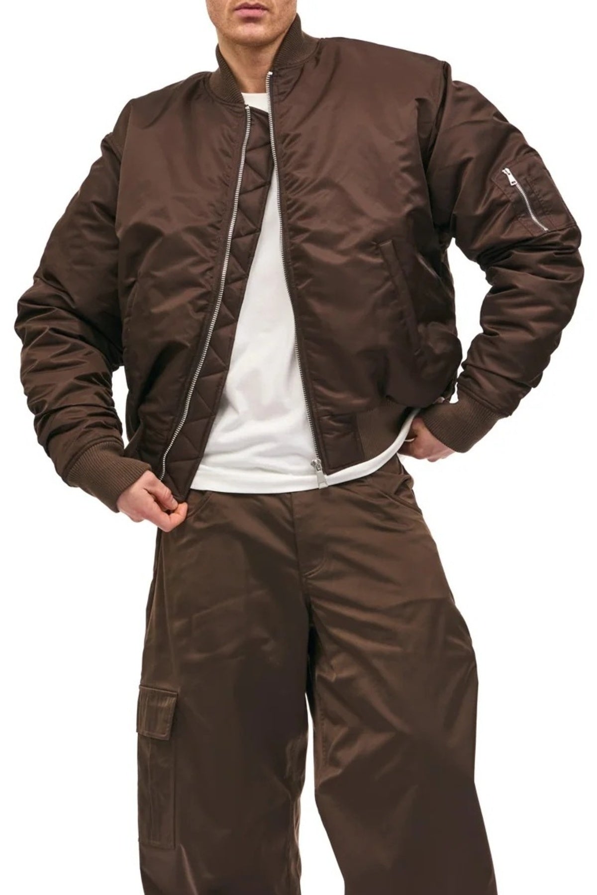 PICA PICA PAU BOMBER JACKET PP5409 en color MARRON (1)