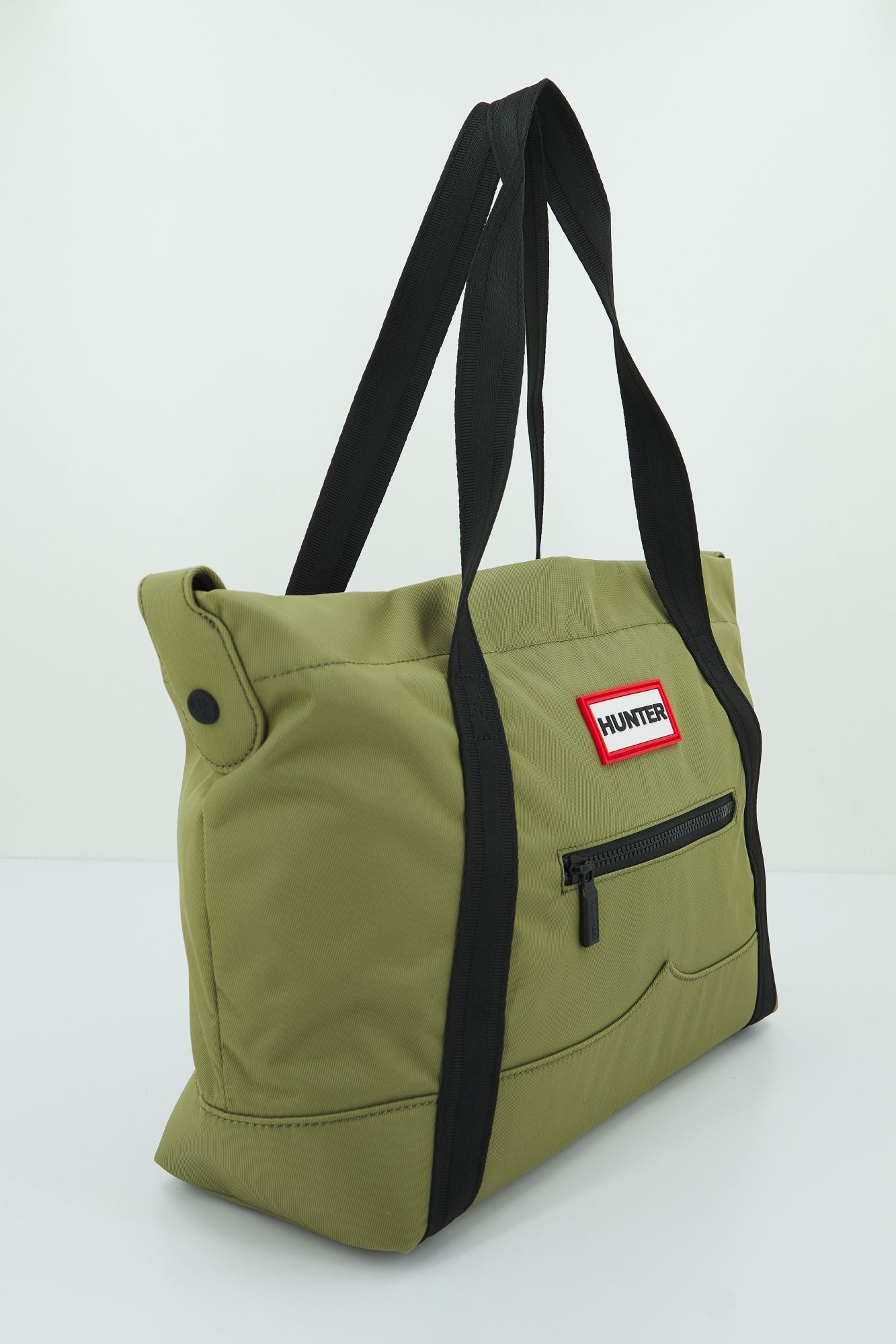 HUNTER TOTE NYLON MIDI en color VERDE (2)