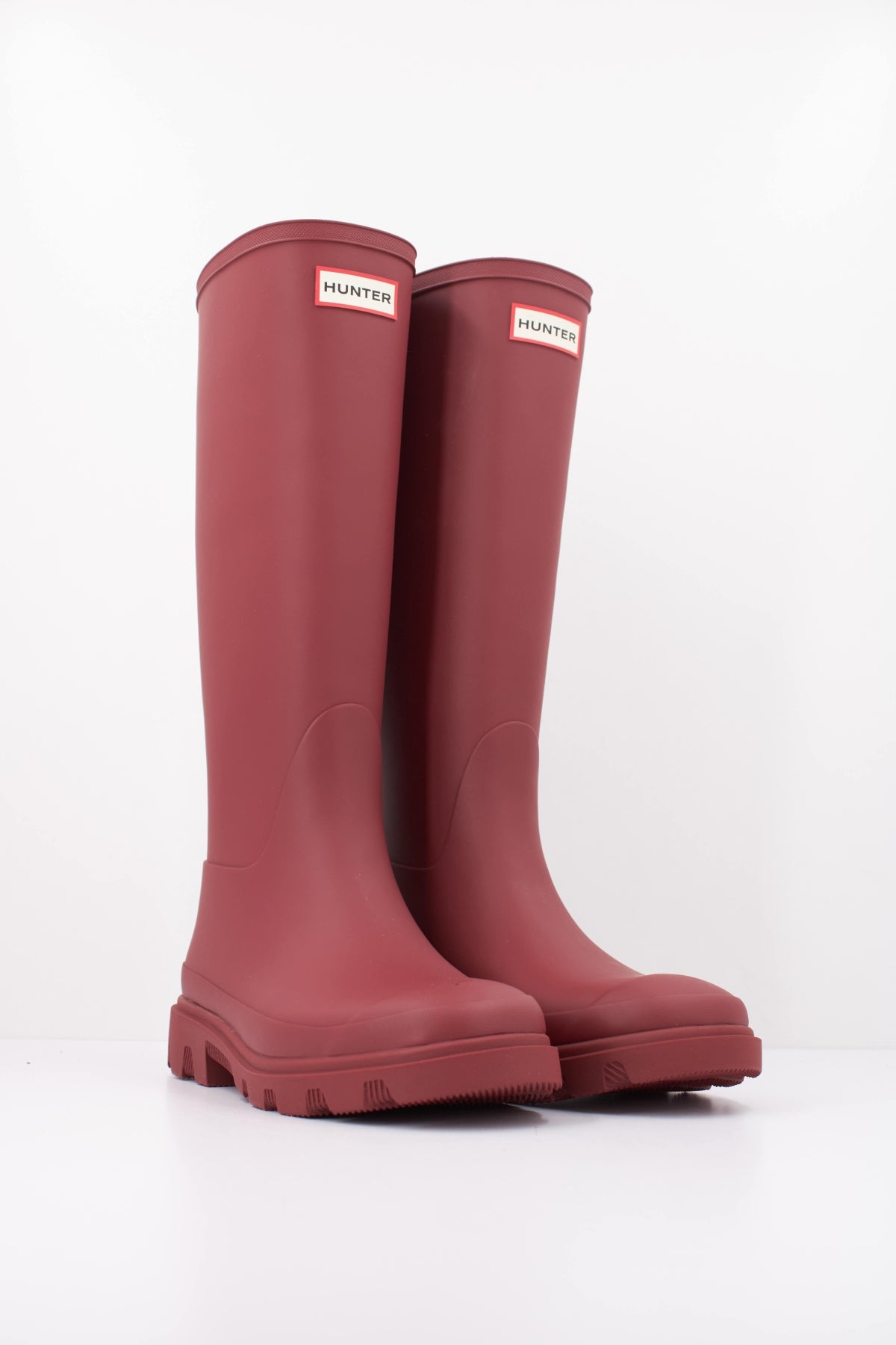 HUNTER HFRU0001251 BOTA U DOWNPOUR TALL en color ROJO (2)