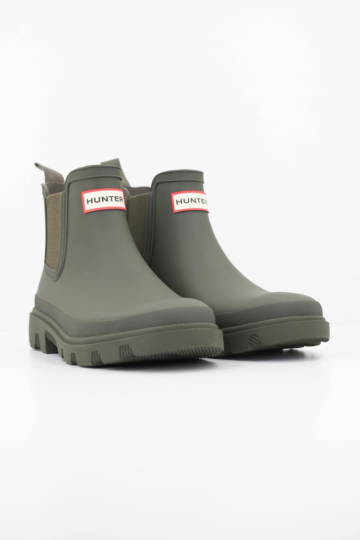 HUNTER HFRU0005261 BOTA U DOWNPOUR CHELSEA en color VERDE (2)