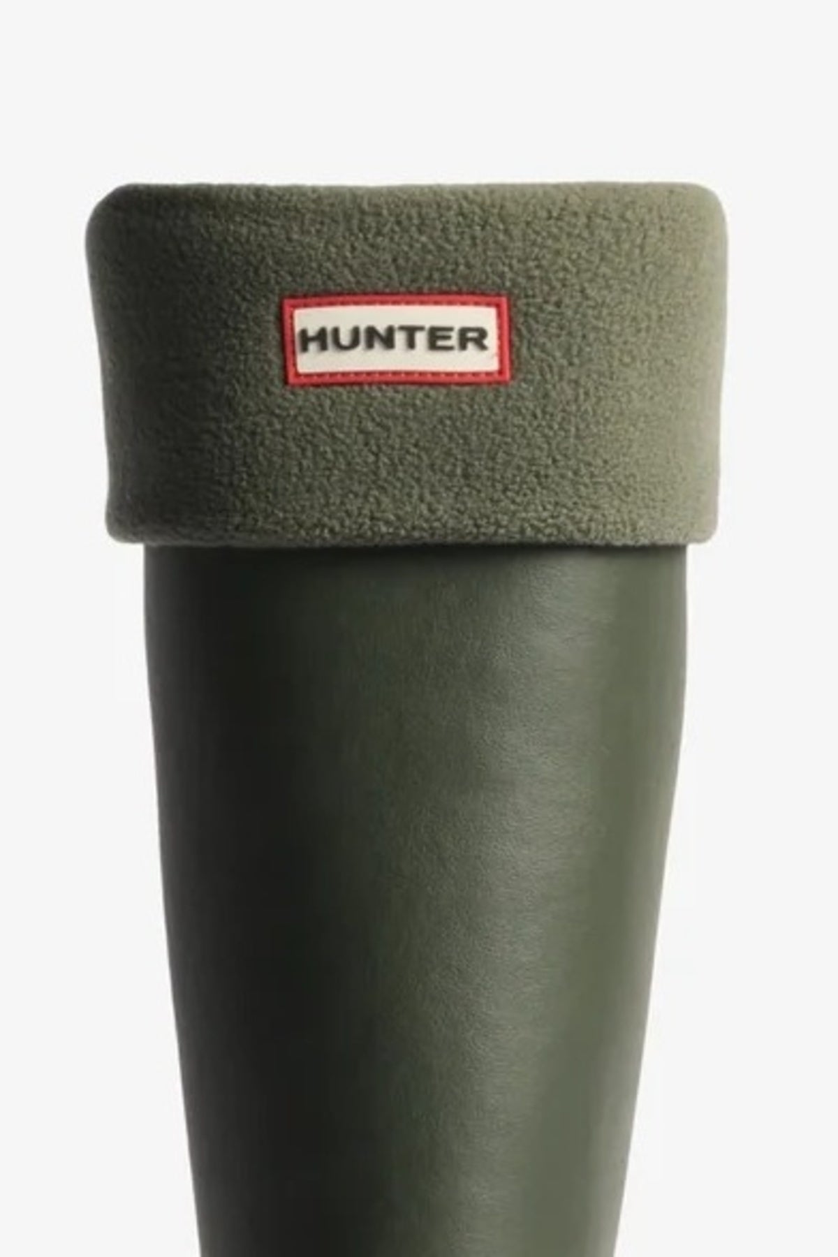 HUNTER CALCETIN DOWNPOUR FLEECE TALL en color VERDE (3)