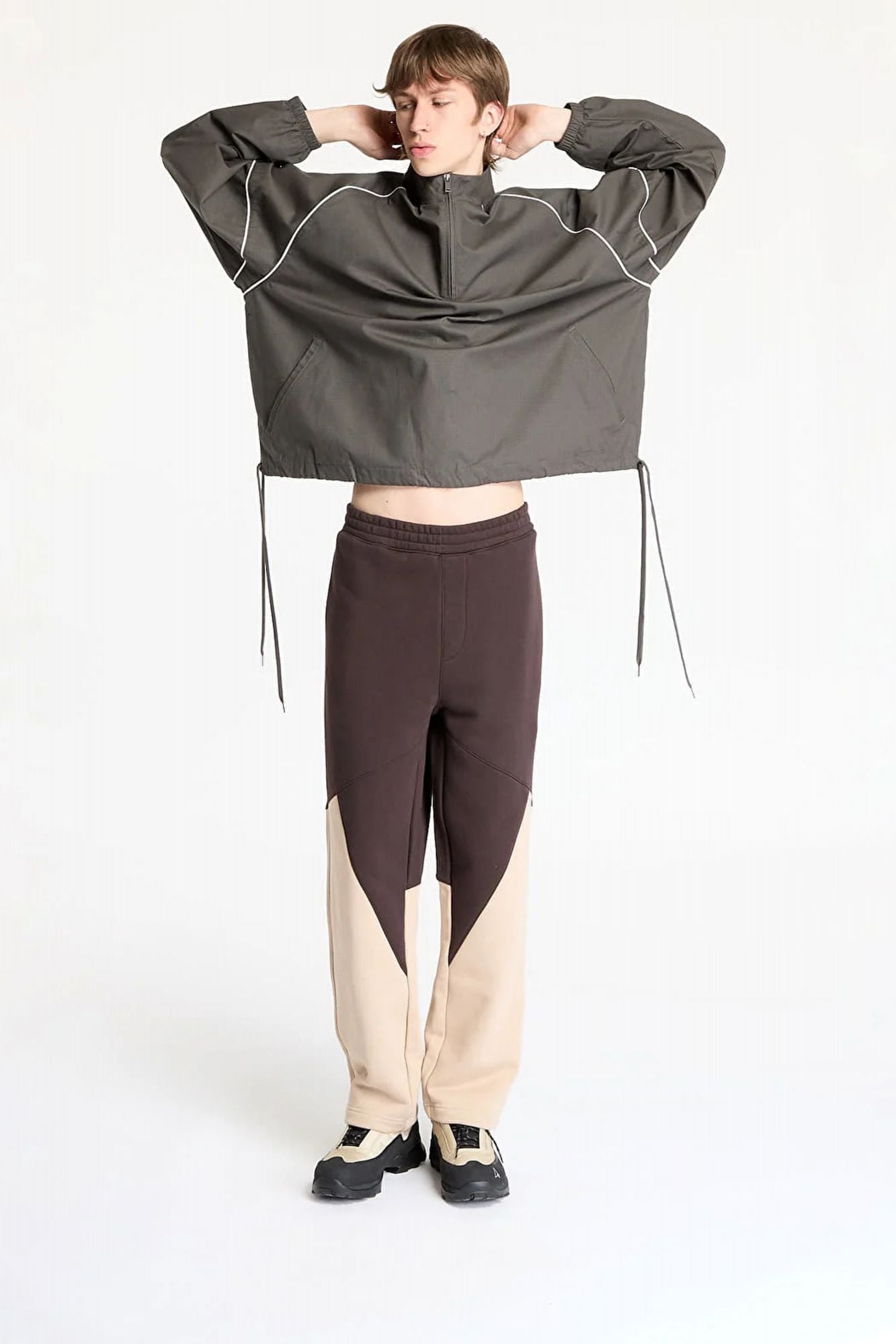REEBOK WIDE LEG FT UNEARTHED PANTS UNISEX en color MARRON (3)