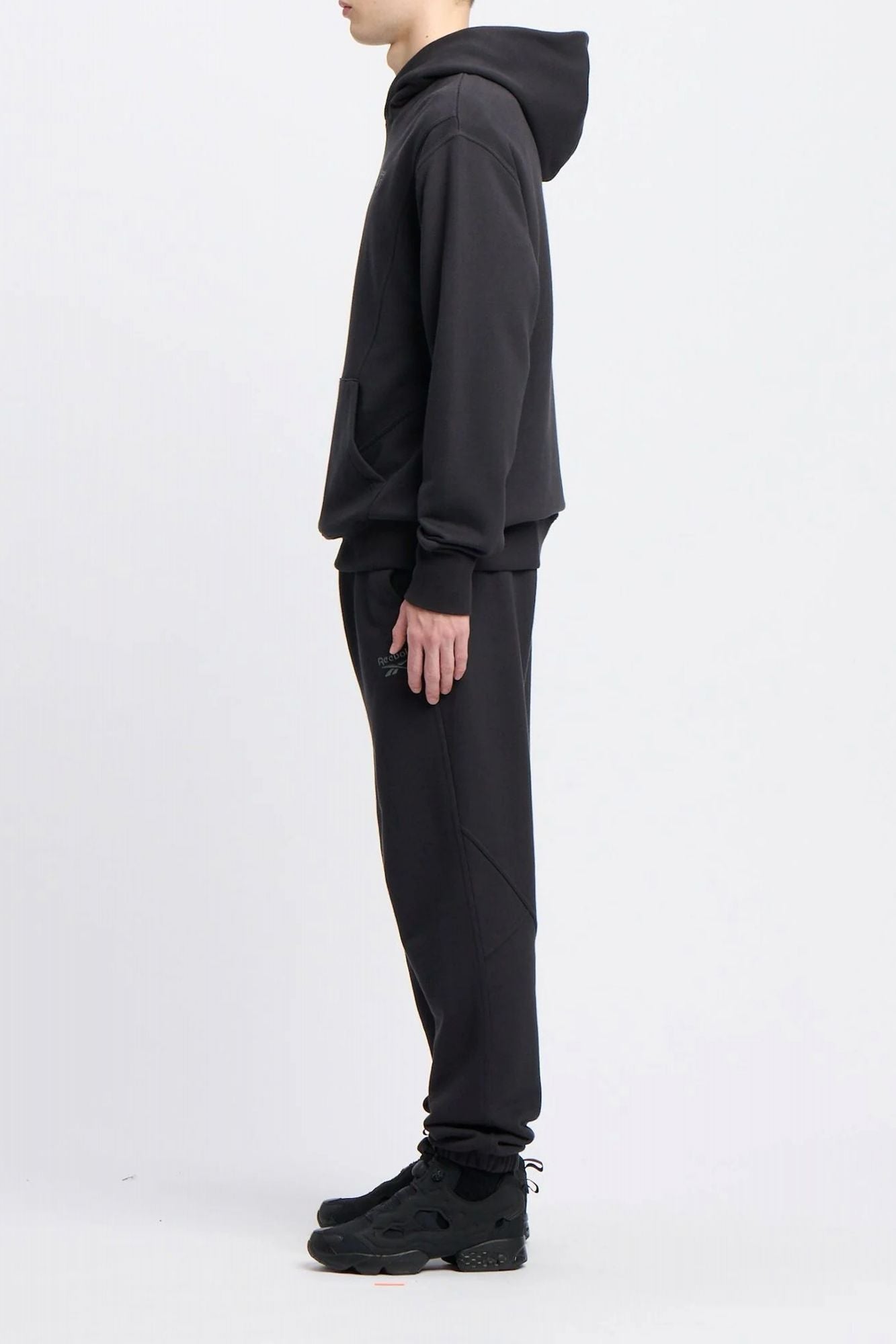 REEBOK ICON ELEMENTS FT HOODIE en color NEGRO (4)