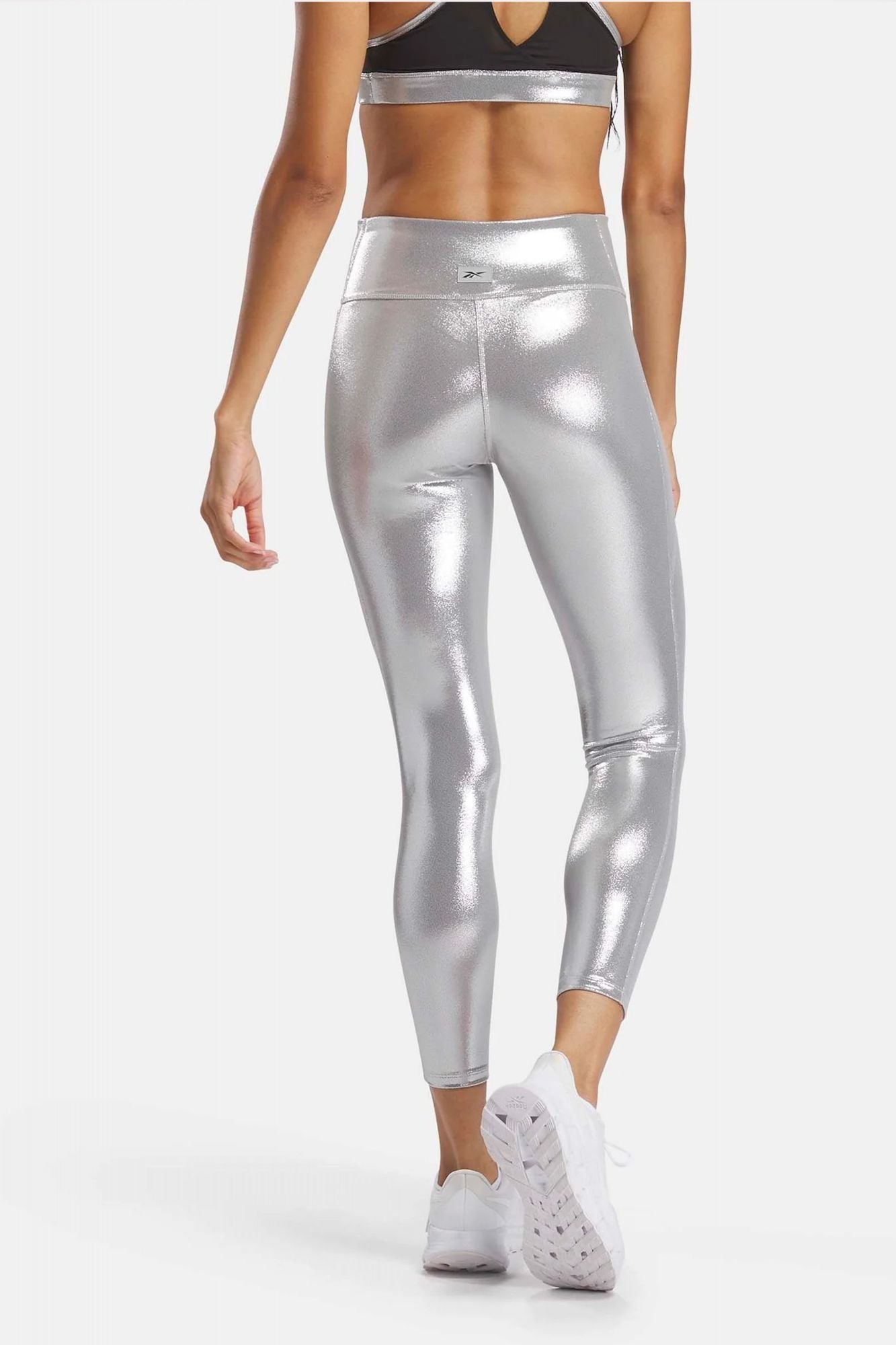 REEBOK LUX XHROME HR TIGHT en color PLATA (3)