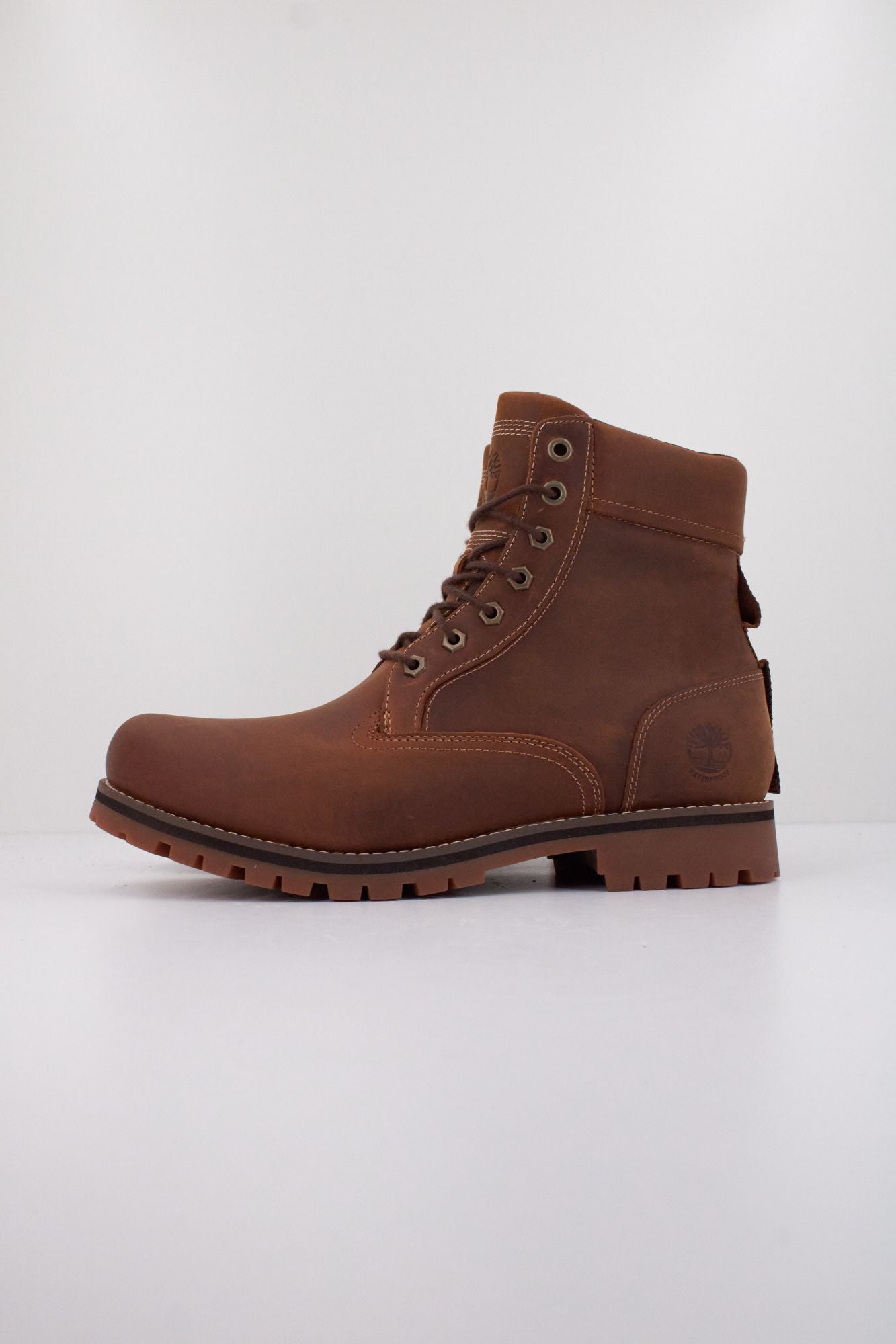 TIMBERLAND Rugged WP MID LACE UP en color MARRON (1)