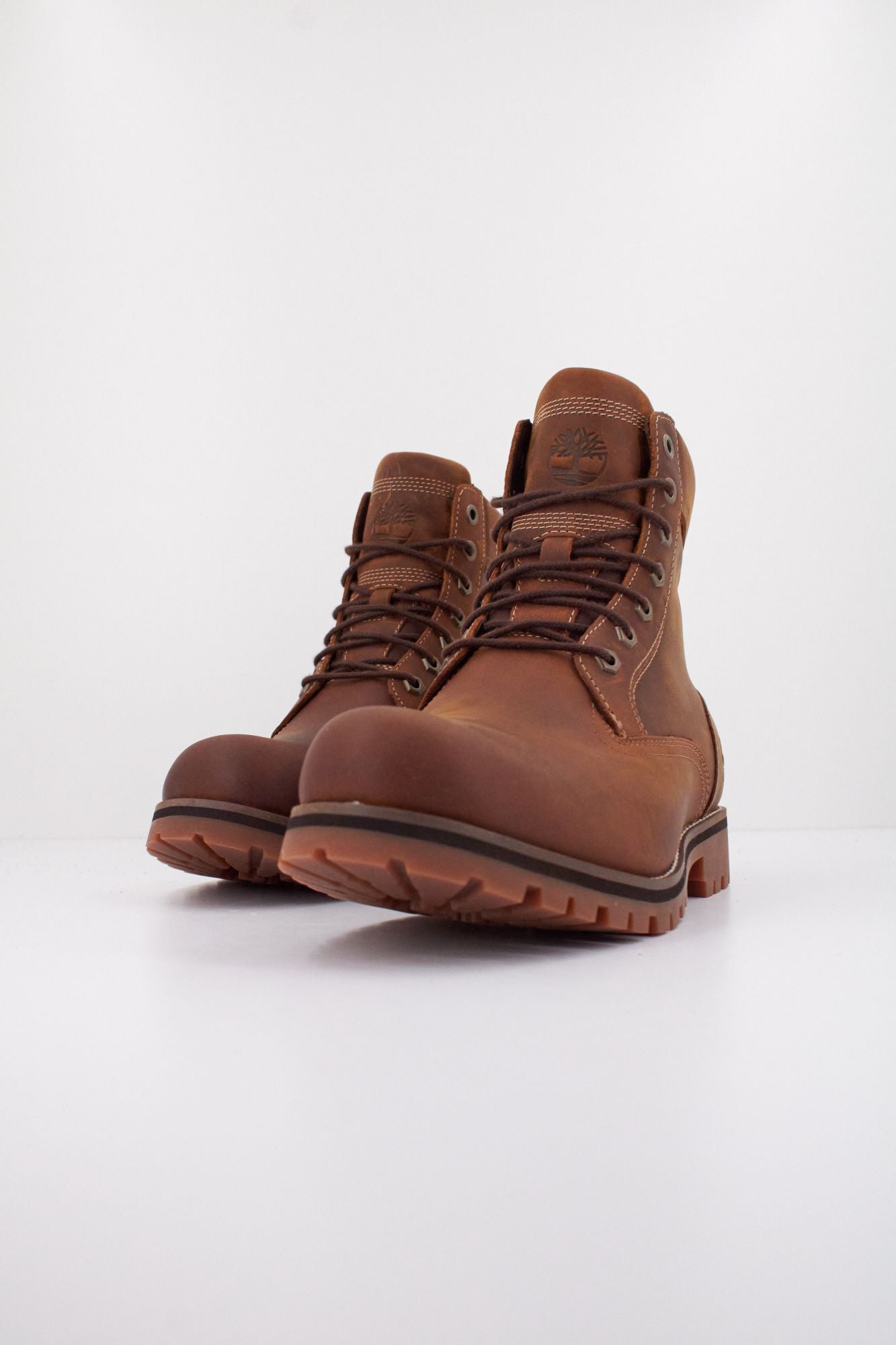 TIMBERLAND Rugged WP MID LACE UP en color MARRON (2)