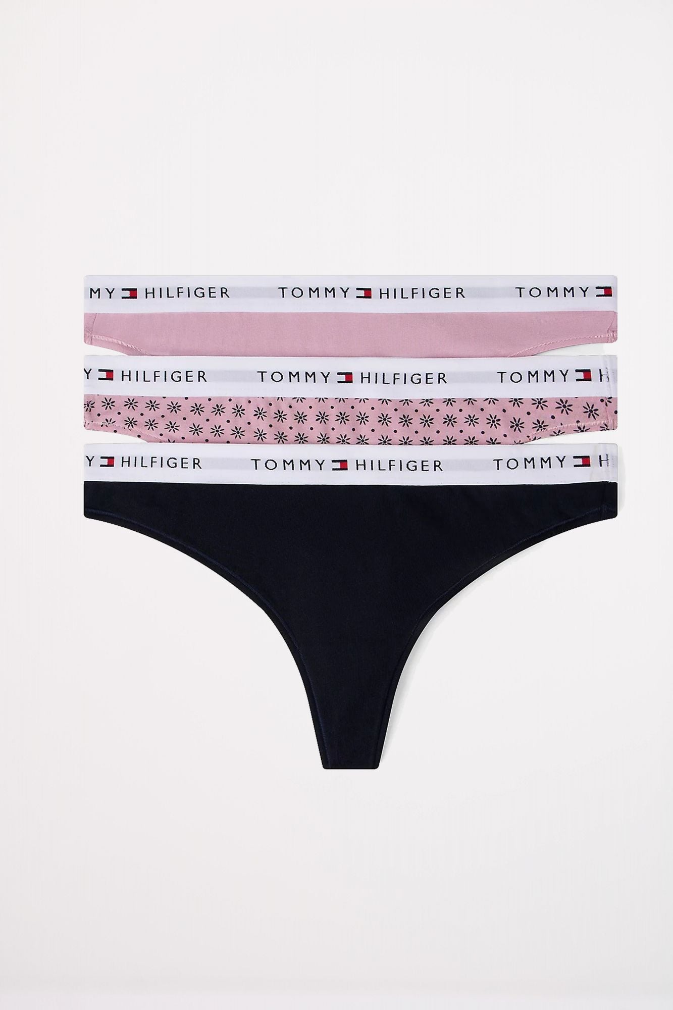 TOMMY HILFIGER 3 PACK THONG (EXT. SIZES en color MULTICOLOR (1)