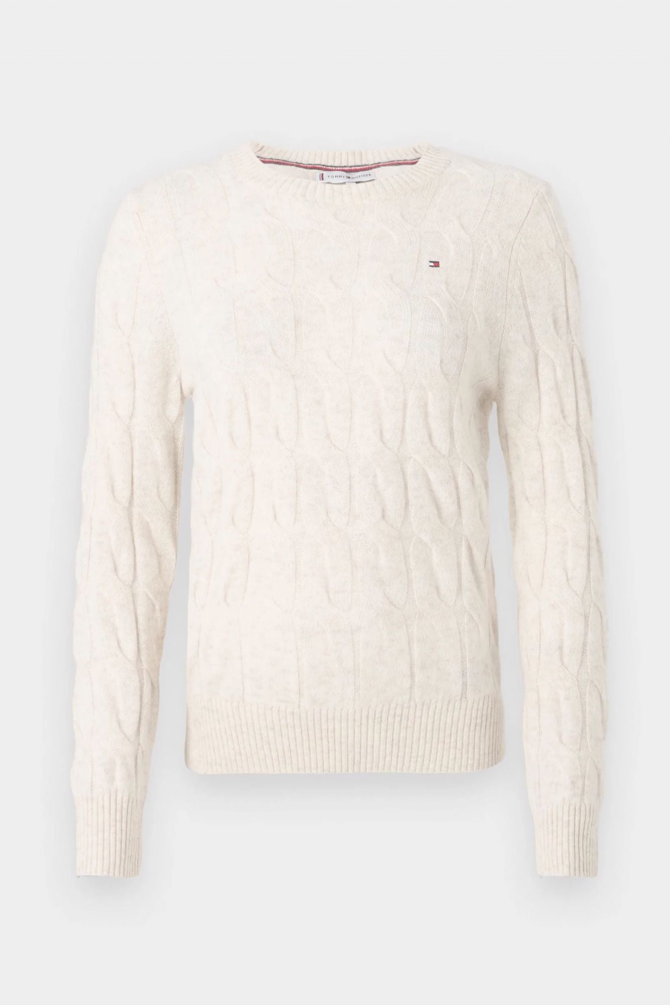 TOMMY HILFIGER CO CABLE C-NK LS SWEATER en color BLANCO (1)