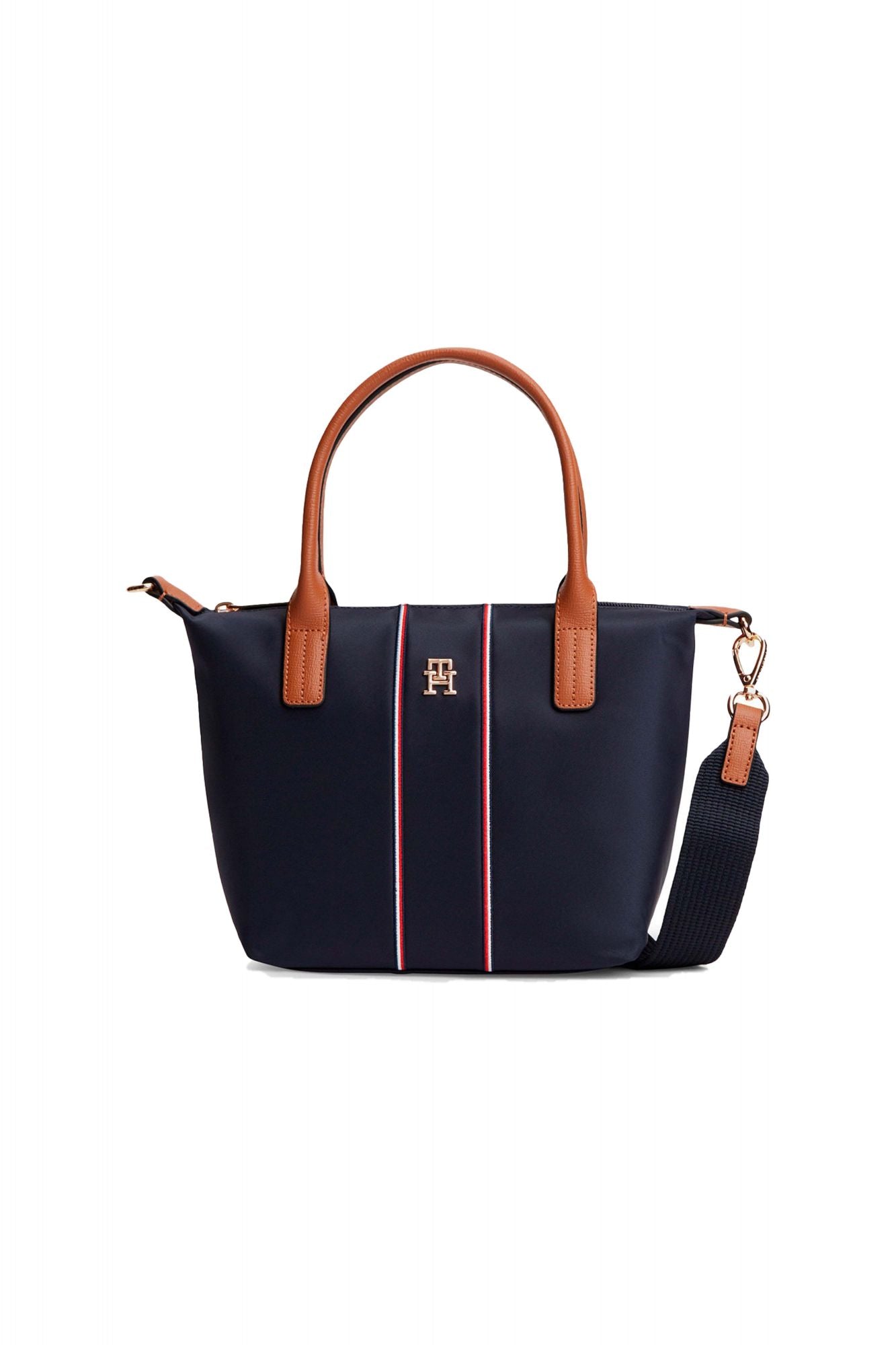 TOMMY HILFIGER POPETTE MINI TOTE CORP en color AZUL (1)