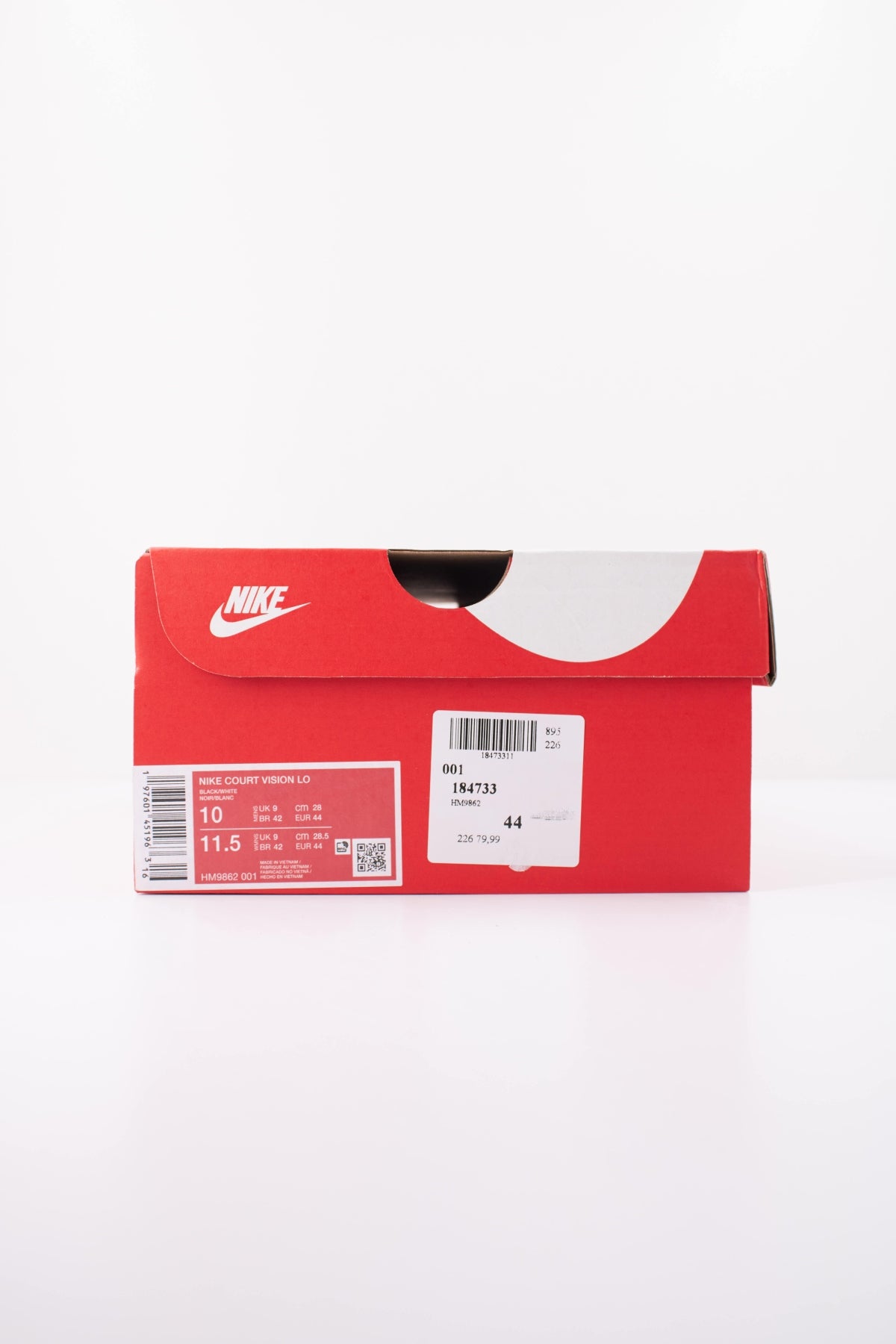 NIKE COURT VISION LOW HM9862 en color NEGRO (6)