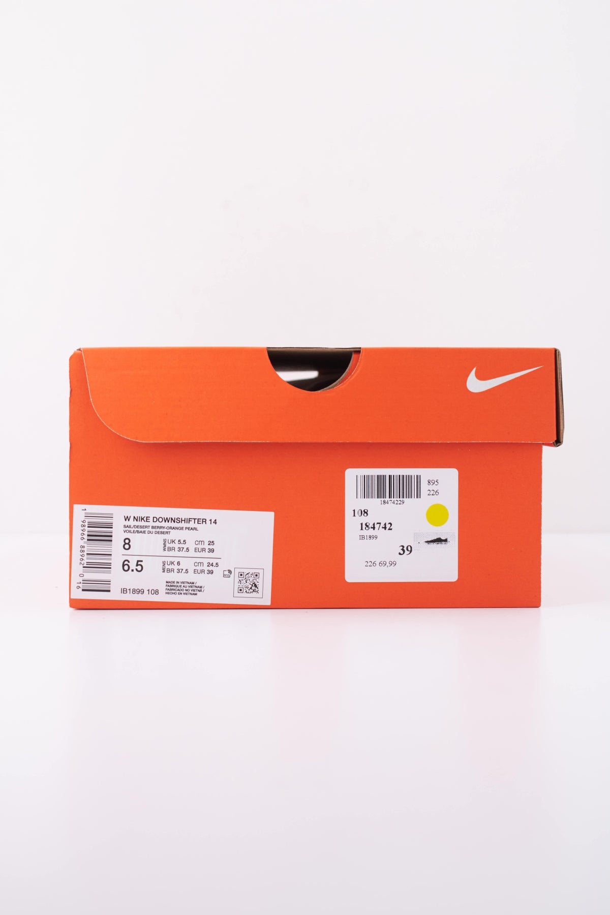 NIKE DOWNSHIFTER 14 IB1899-108 en color BLANCO (6)