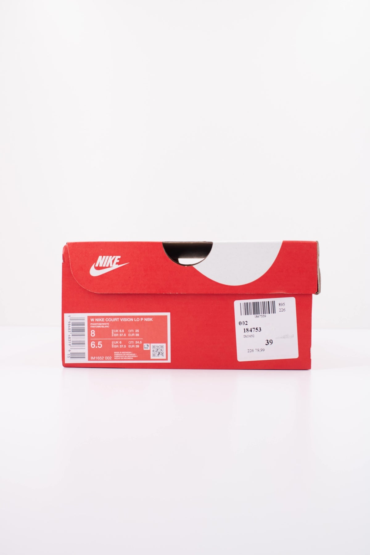NIKE COURT VISION LOW PREMIUM IM1652 en color BEIS (6)