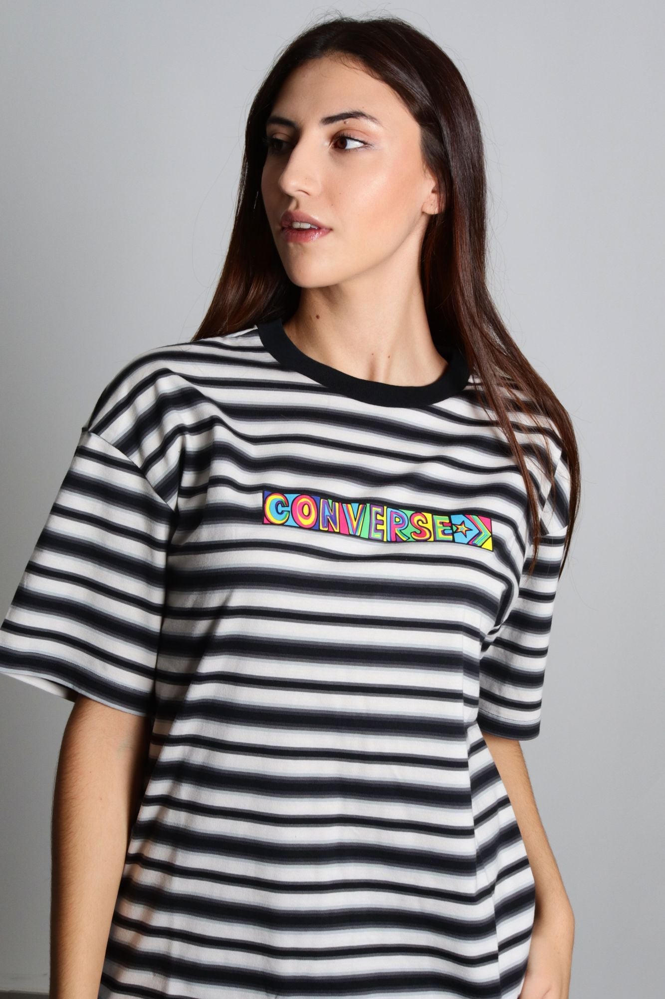 CONVERSE COLOR RANGE C&S TEE en color NEGRO (4)