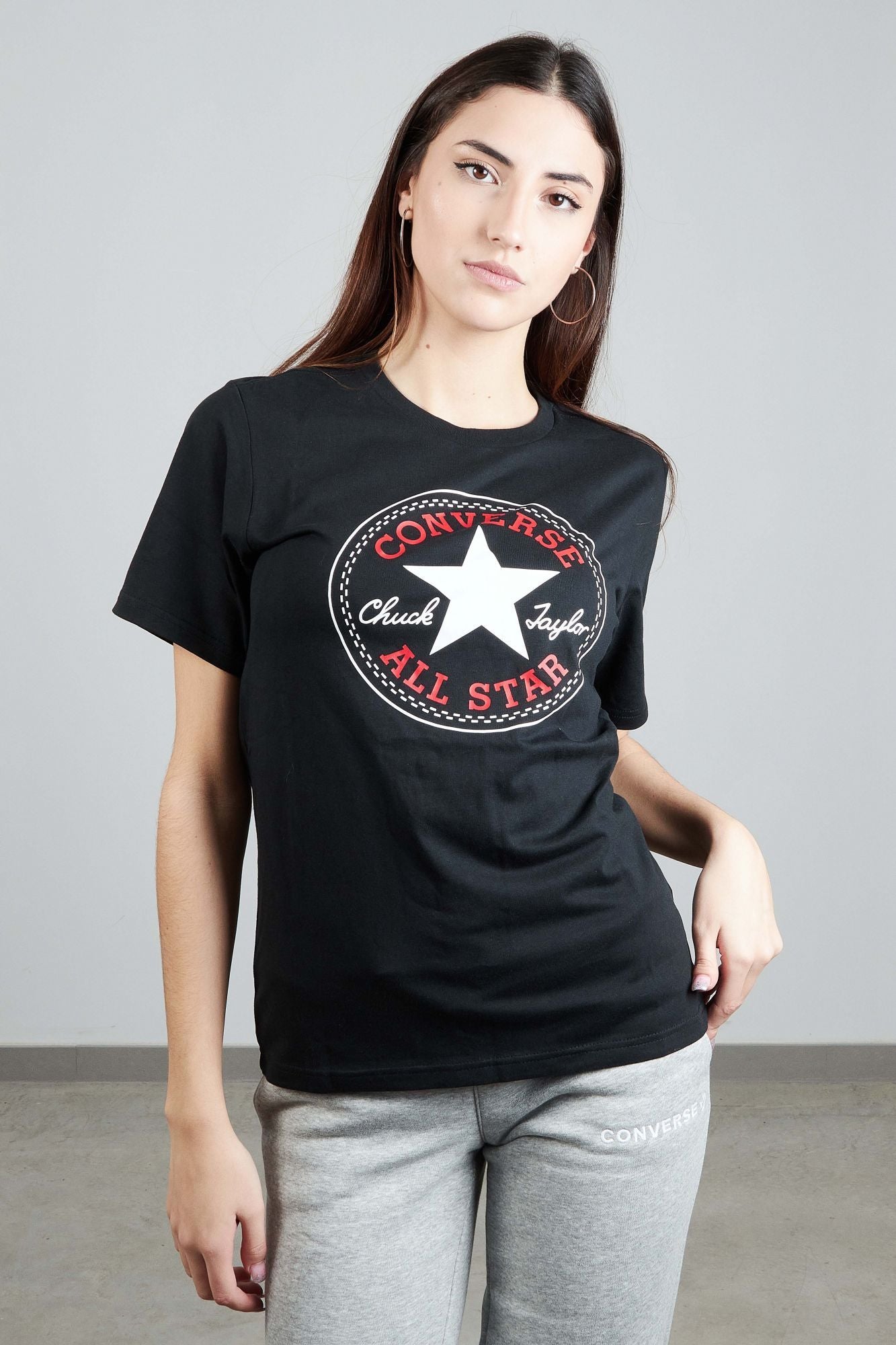 CONVERSE CHUCK PATCH CORE TEE en color NEGRO (2)