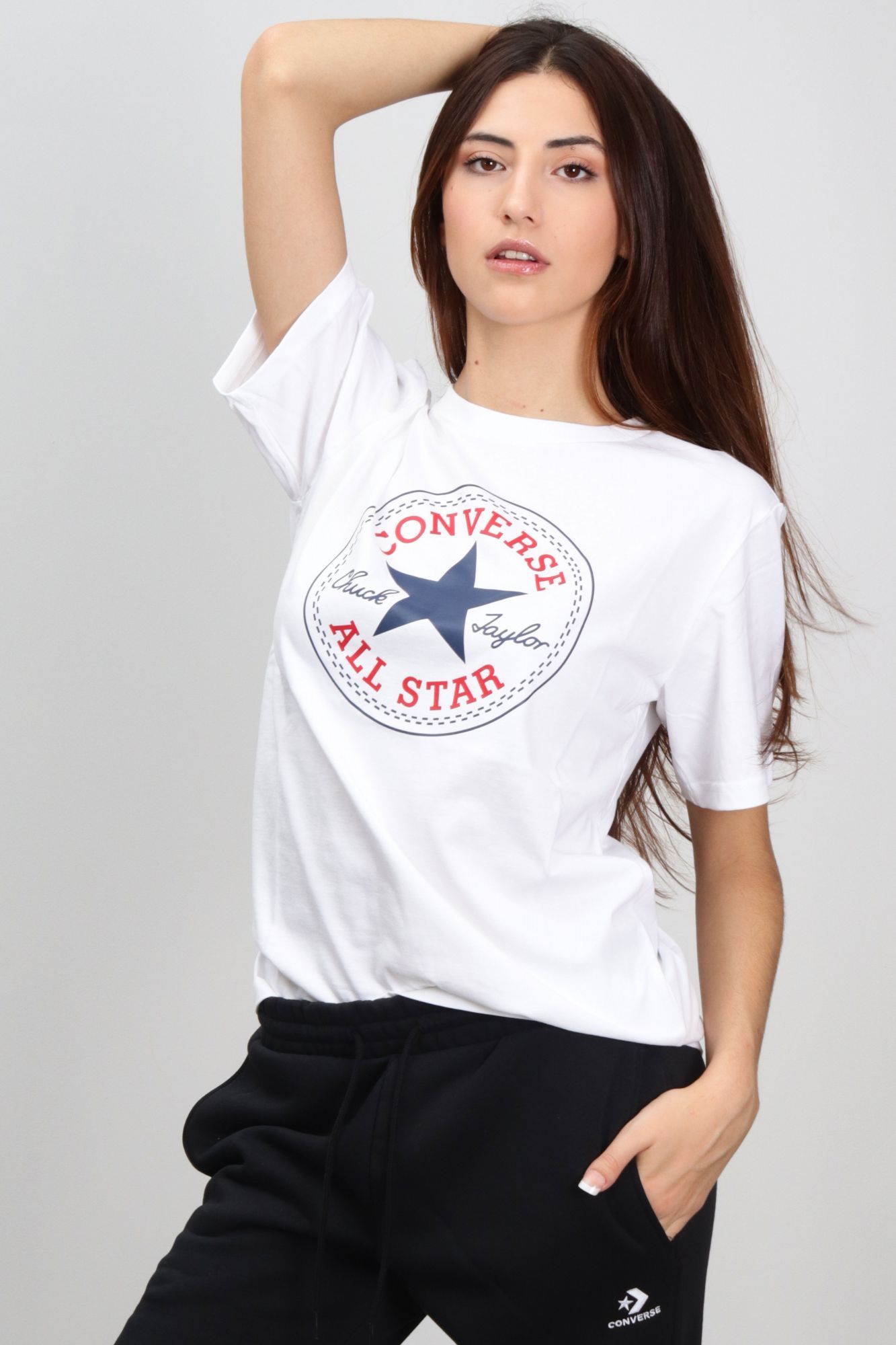 CONVERSE CHUCK PATCH CORE TEE en color BLANCO (3)