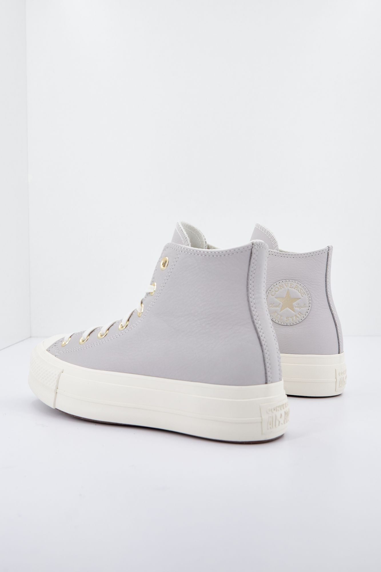 CONVERSE CHUCK TAYLOR ALL STAR LIFT PLATFORM EARTHY NEUTRALS en color GRIS (3)