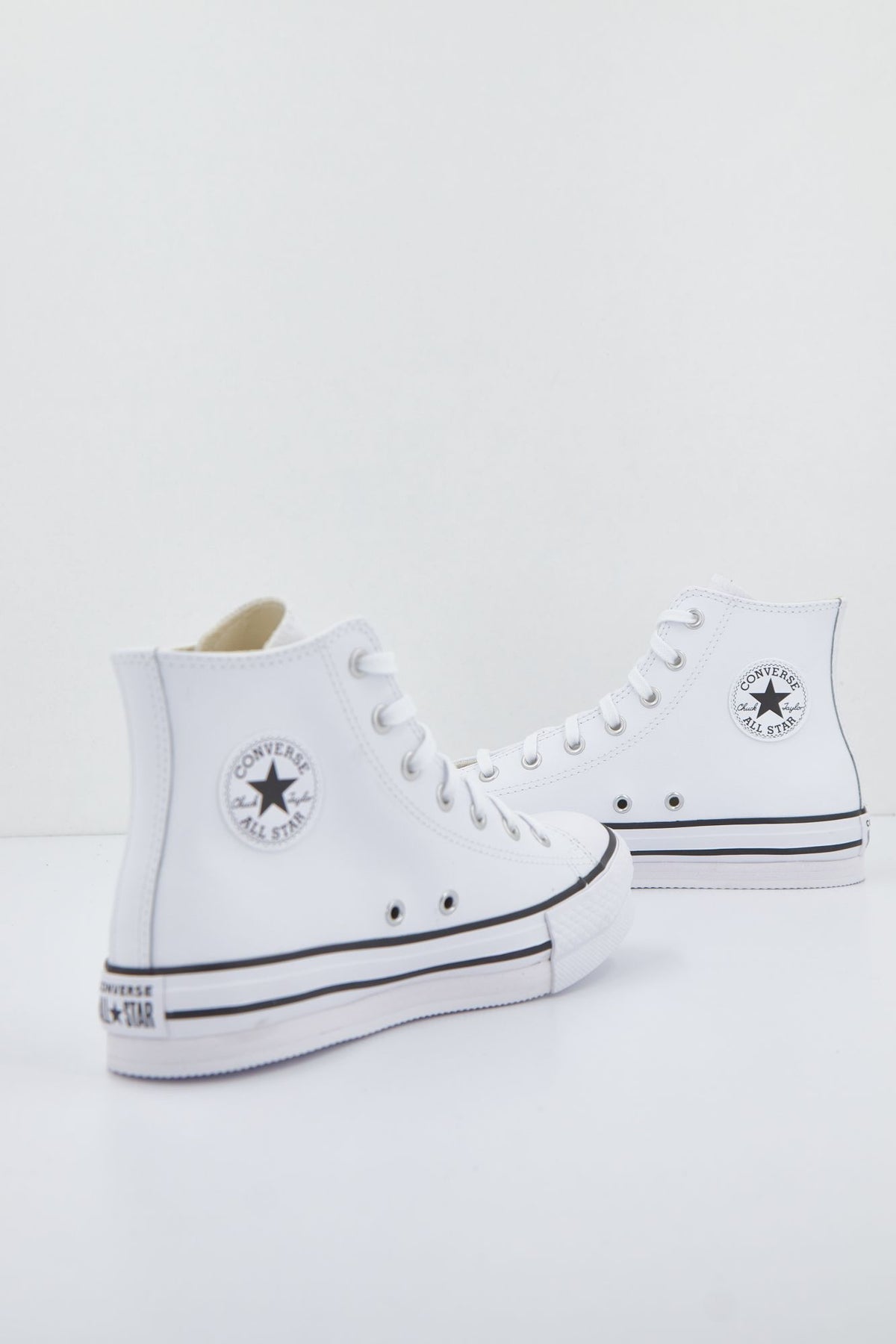 CONVERSE CHUCK TAYLOR ALL STAR EVA LIFT LEATHER A02486C en color BLANCO (2)