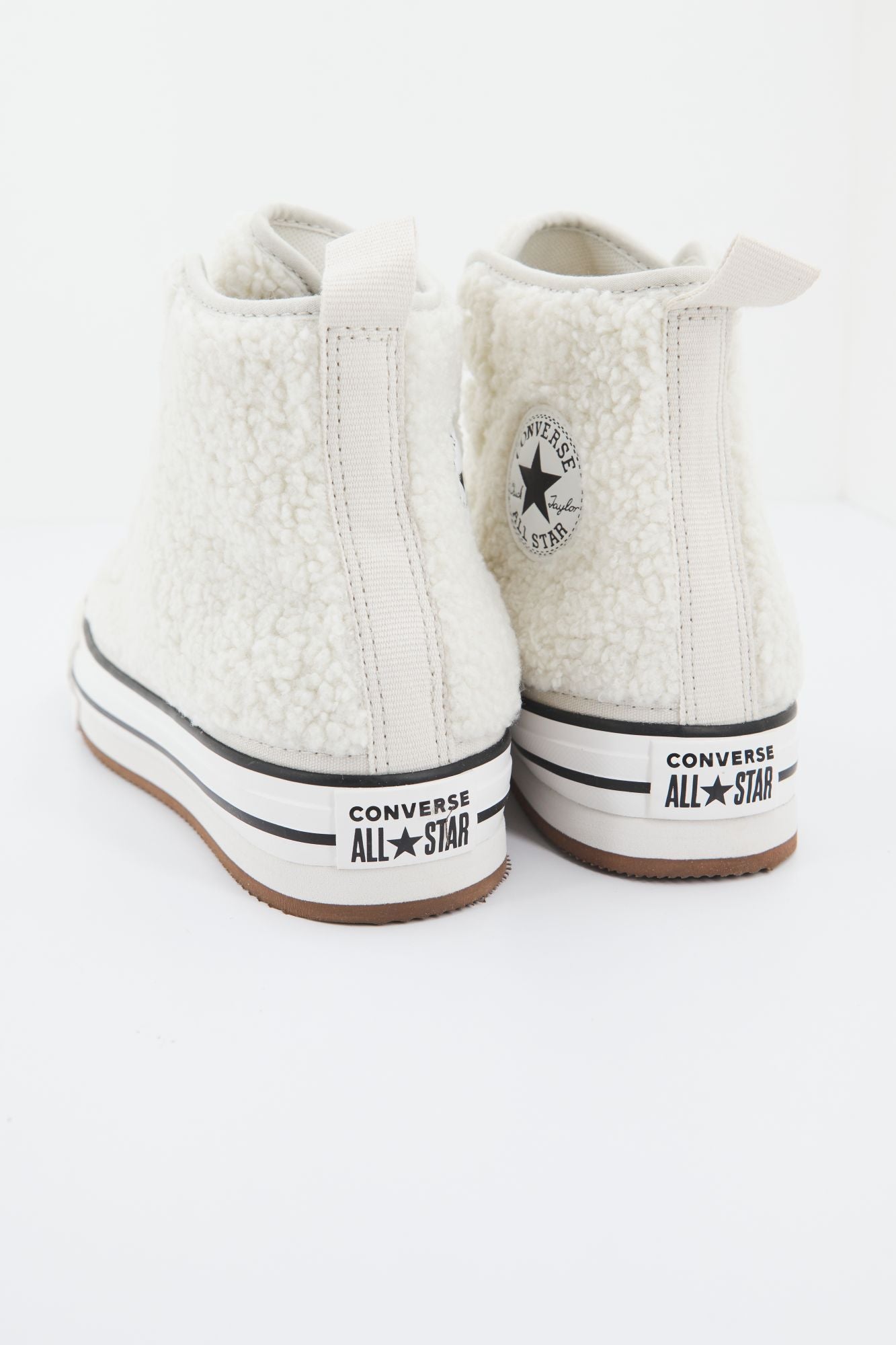 CONVERSE EVA LIFT PLATFORM SHERPA en color BLANCO (3)