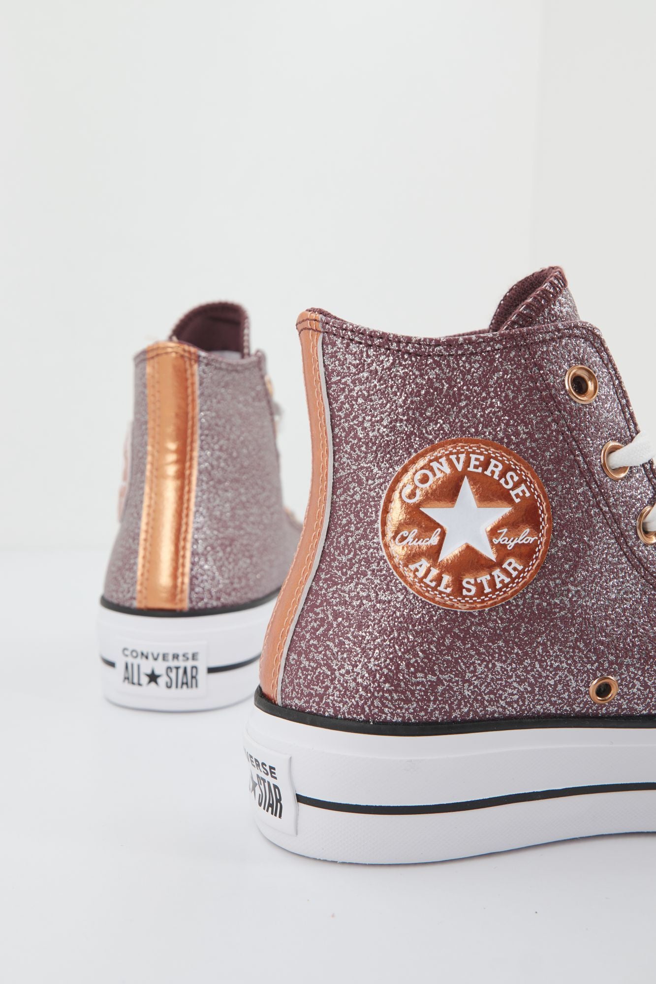 CONVERSE METALLIC GLITT en color MARRON (2)