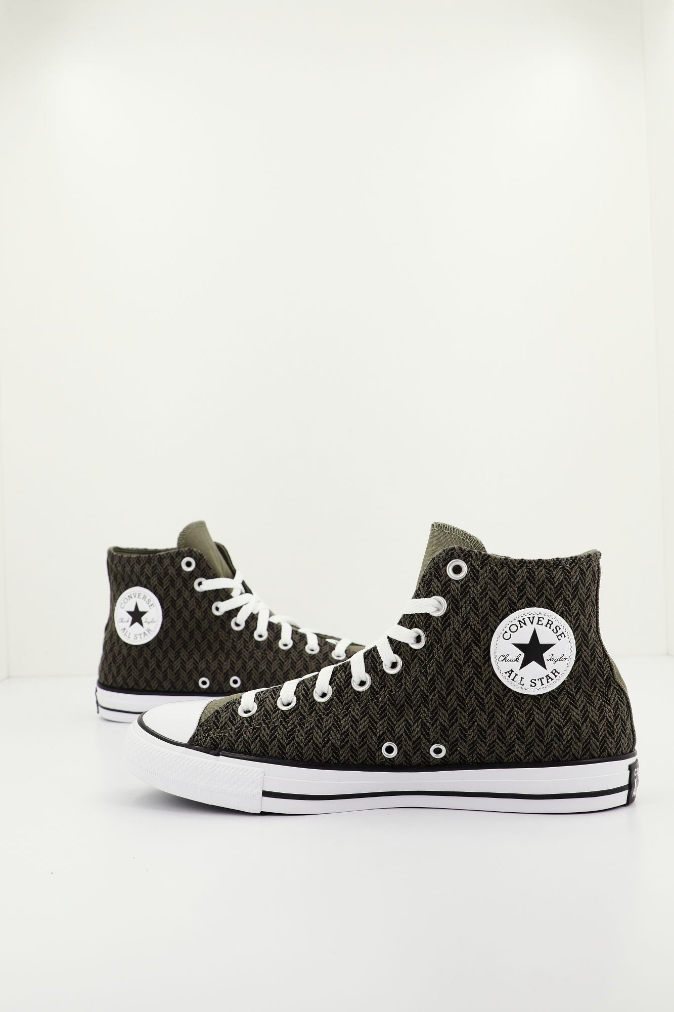 CONVERSE CHUCK TAYLOR ALL STAR HERRINGBONE en color VERDE (1)