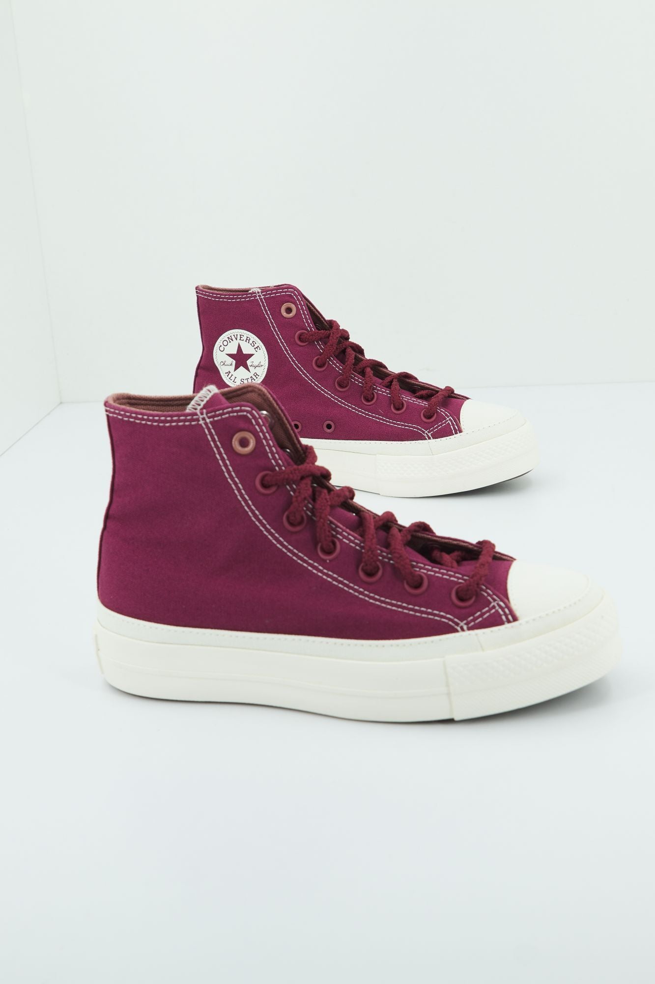 CONVERSE CHUCK TAYLOR ALL STAR LIFT HI en color BURDEOS (3)