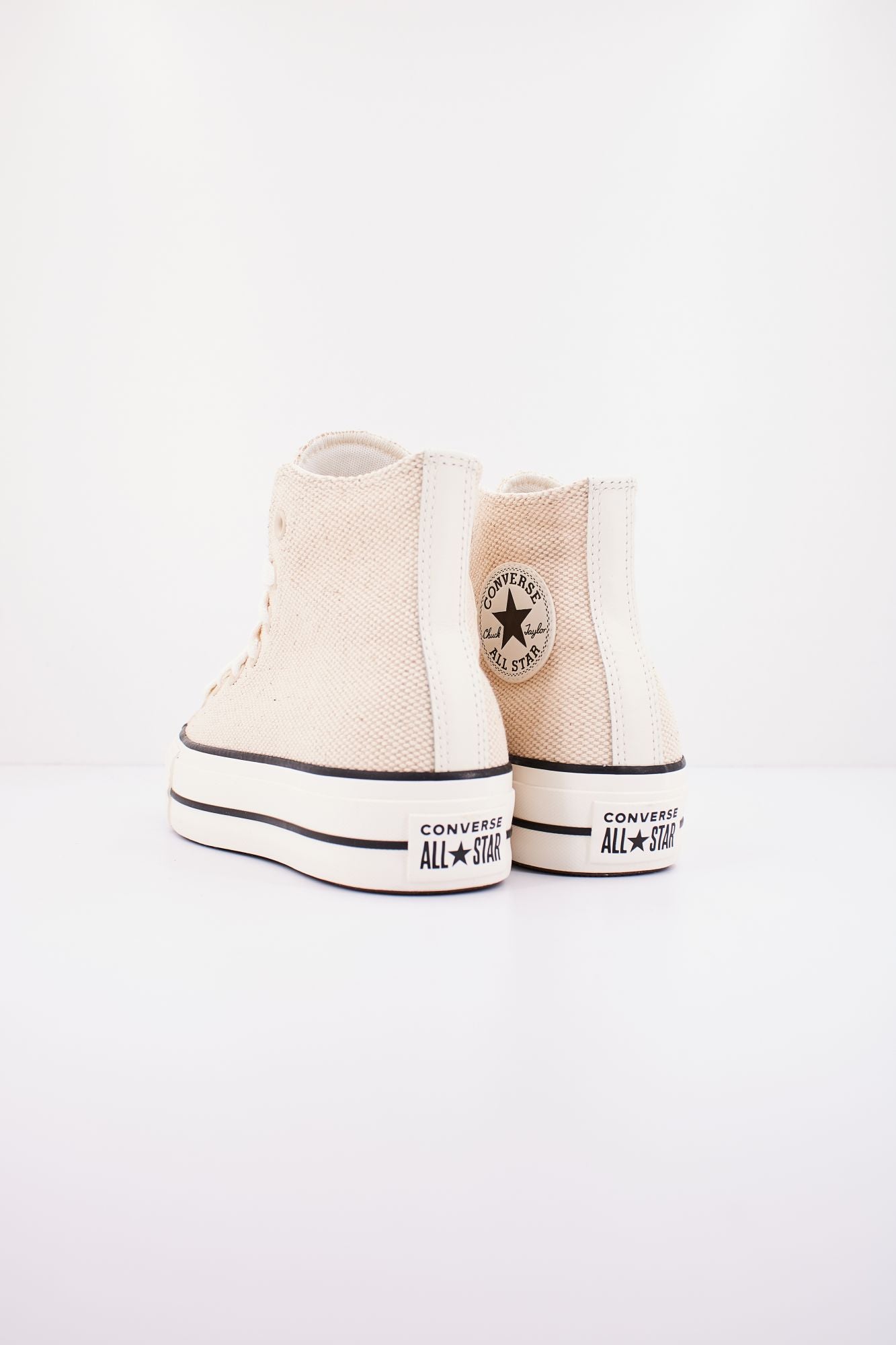 CONVERSE CHUCK TAYLOR ALL LIFT CANVAS & LEATHER en color BEIS (3)