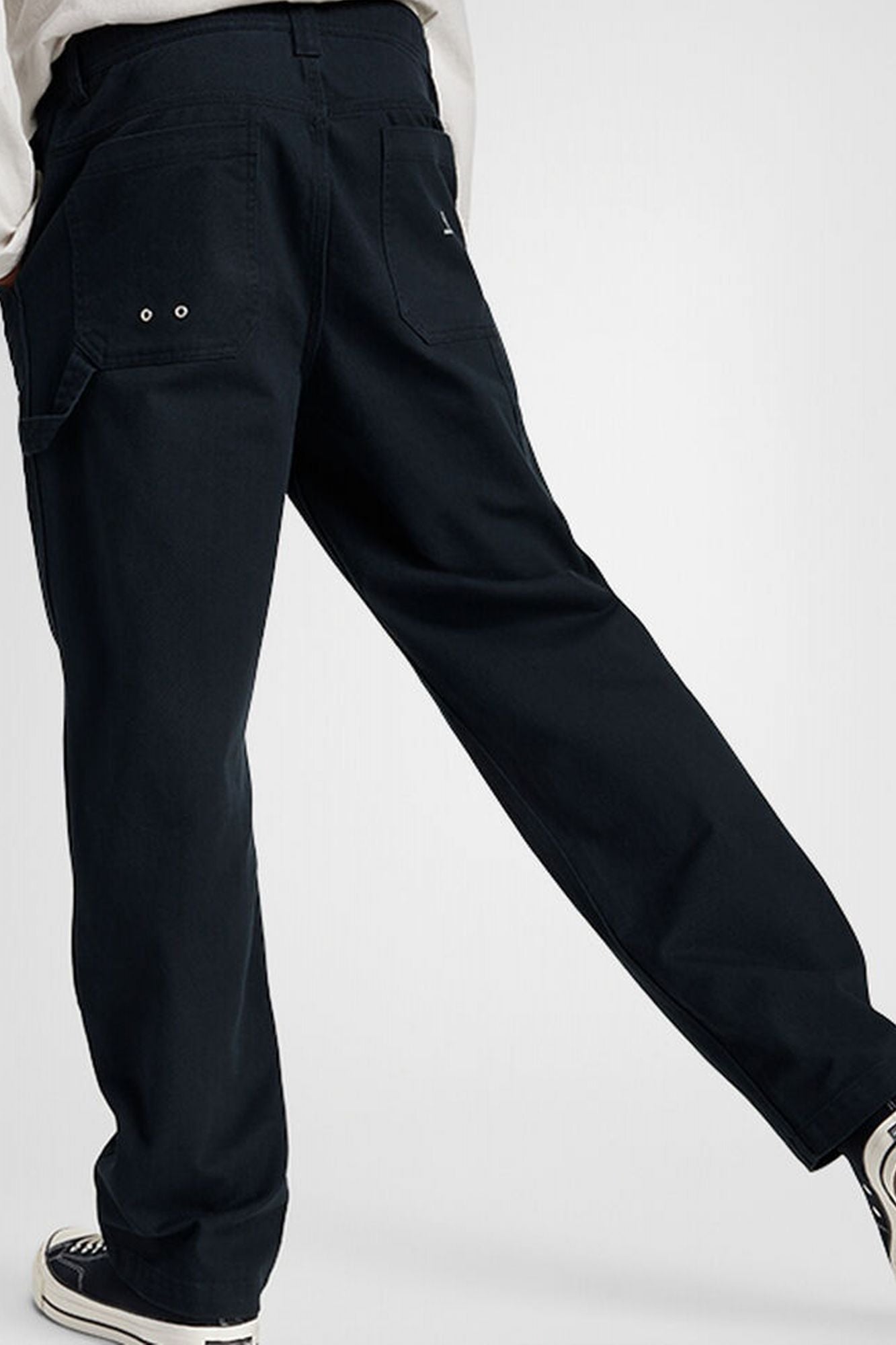 CONVERSE DOUBLE KNEE HARBOR PANTS en color NEGRO (2)