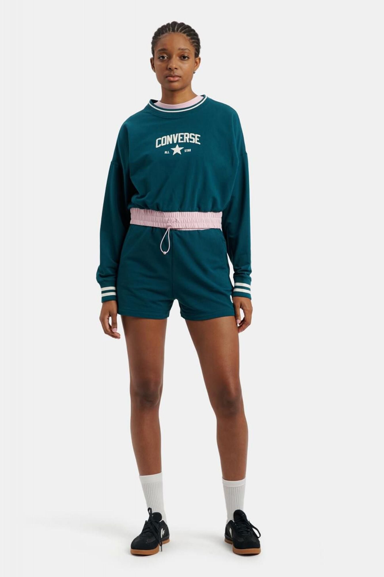 CONVERSE RETRO SPORT NYLON en color VERDE (4)