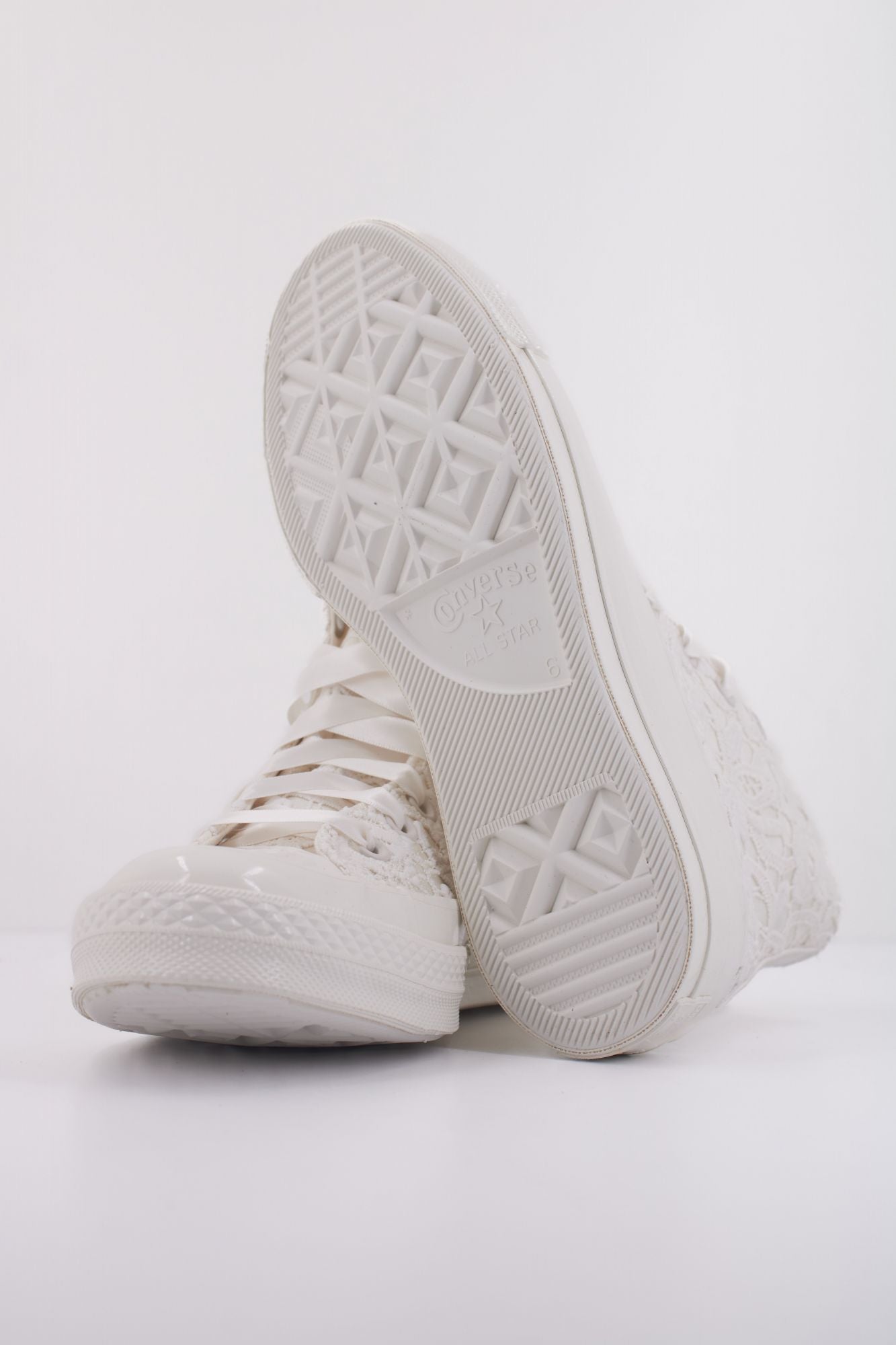 CONVERSE CHUCK 70 CROCHETED SATIN en color BLANCO (5)