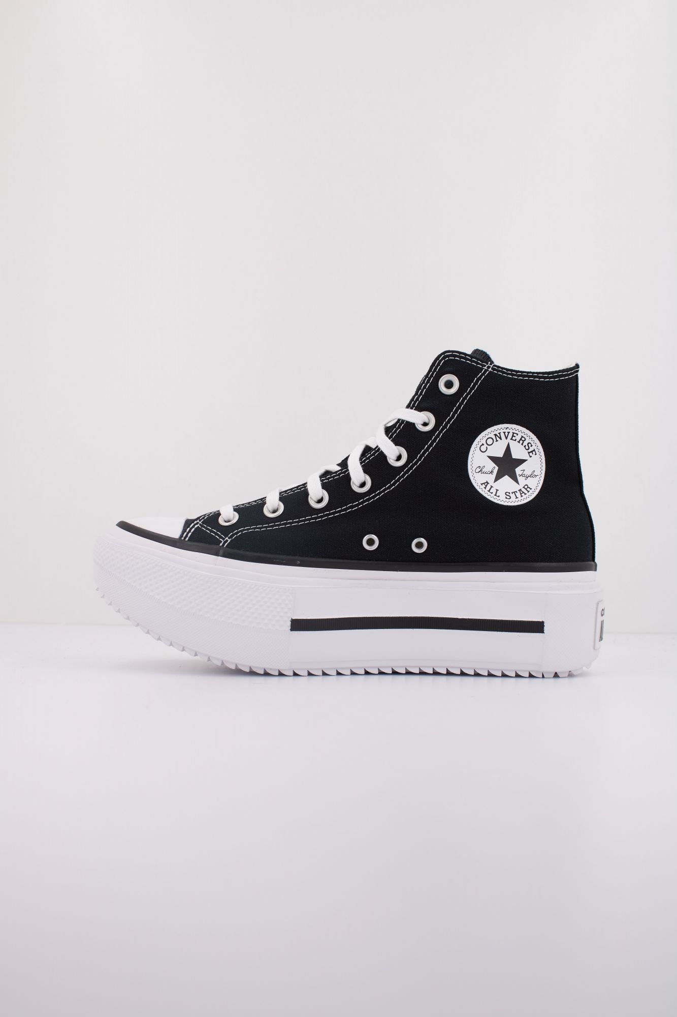 CONVERSE CHUCK TAYLOR ALL STAR LIFT DOUBLE STARCK en color NEGRO (1)