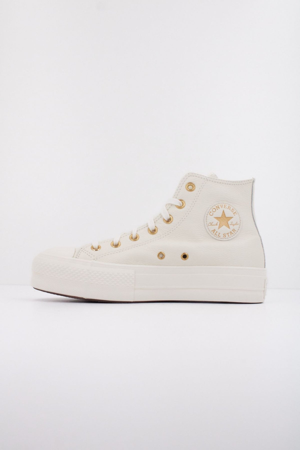 CONVERSE CHUCK TAYLOR ALL STAR LIFT LEATHER A12764C en color BLANCO (1)