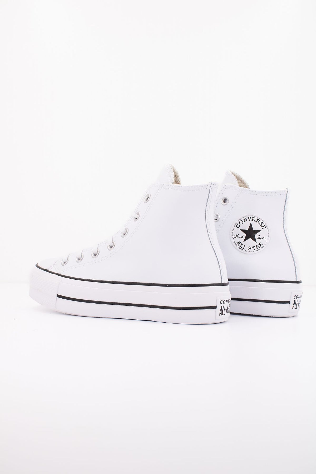 CONVERSE CHUCK TAYLOR ALL STAR LIFT LEATHER 561676C en color BLANCO (3)