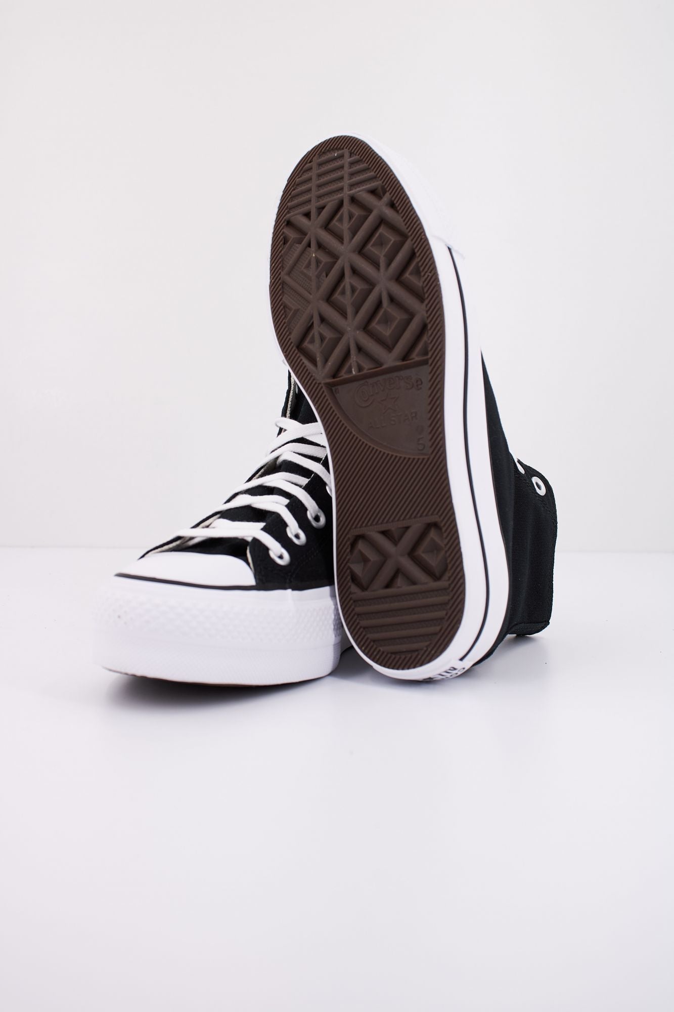 CONVERSE CHUCK TAYLOR ALL STAR PLATFORM en color NEGRO (5)