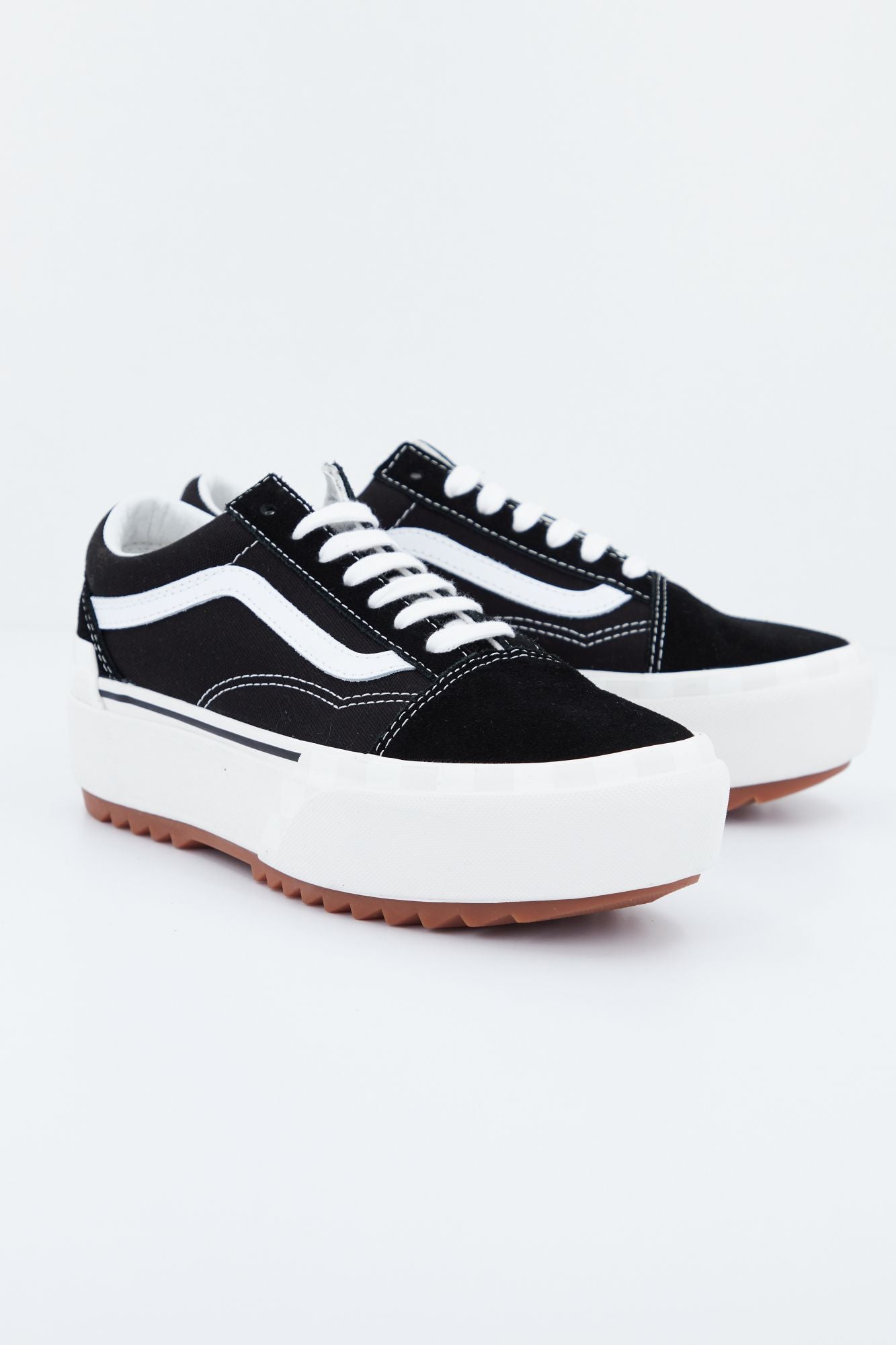 VANS UA OLD SKOOL STACKED en color NEGRO (4)