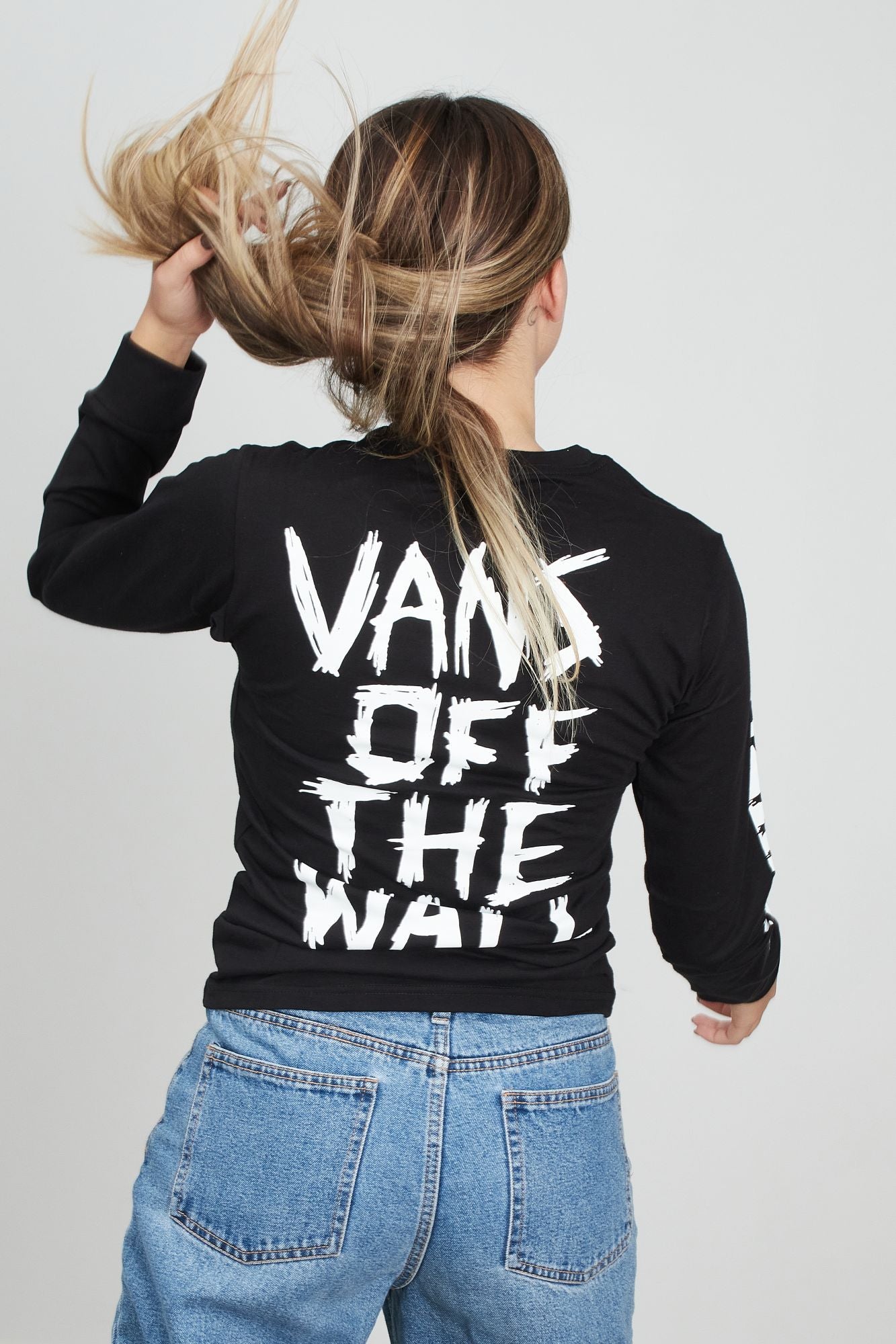 VANS SCRATCHED VANS LS en color NEGRO (4)