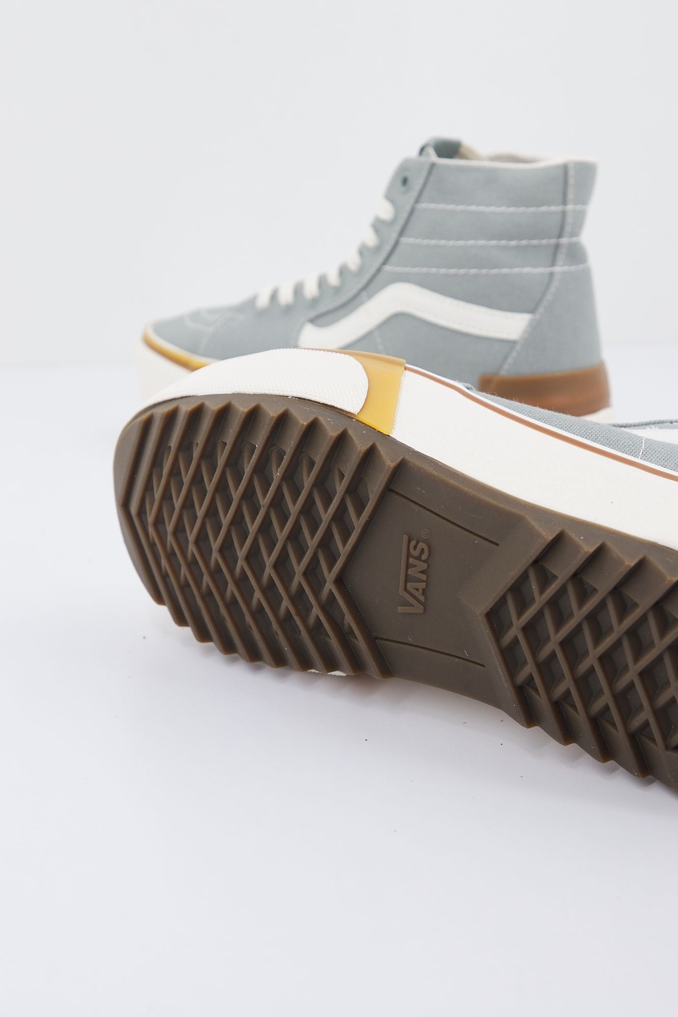 VANS SK8-HI TAPERED STACKED en color GRIS (4)