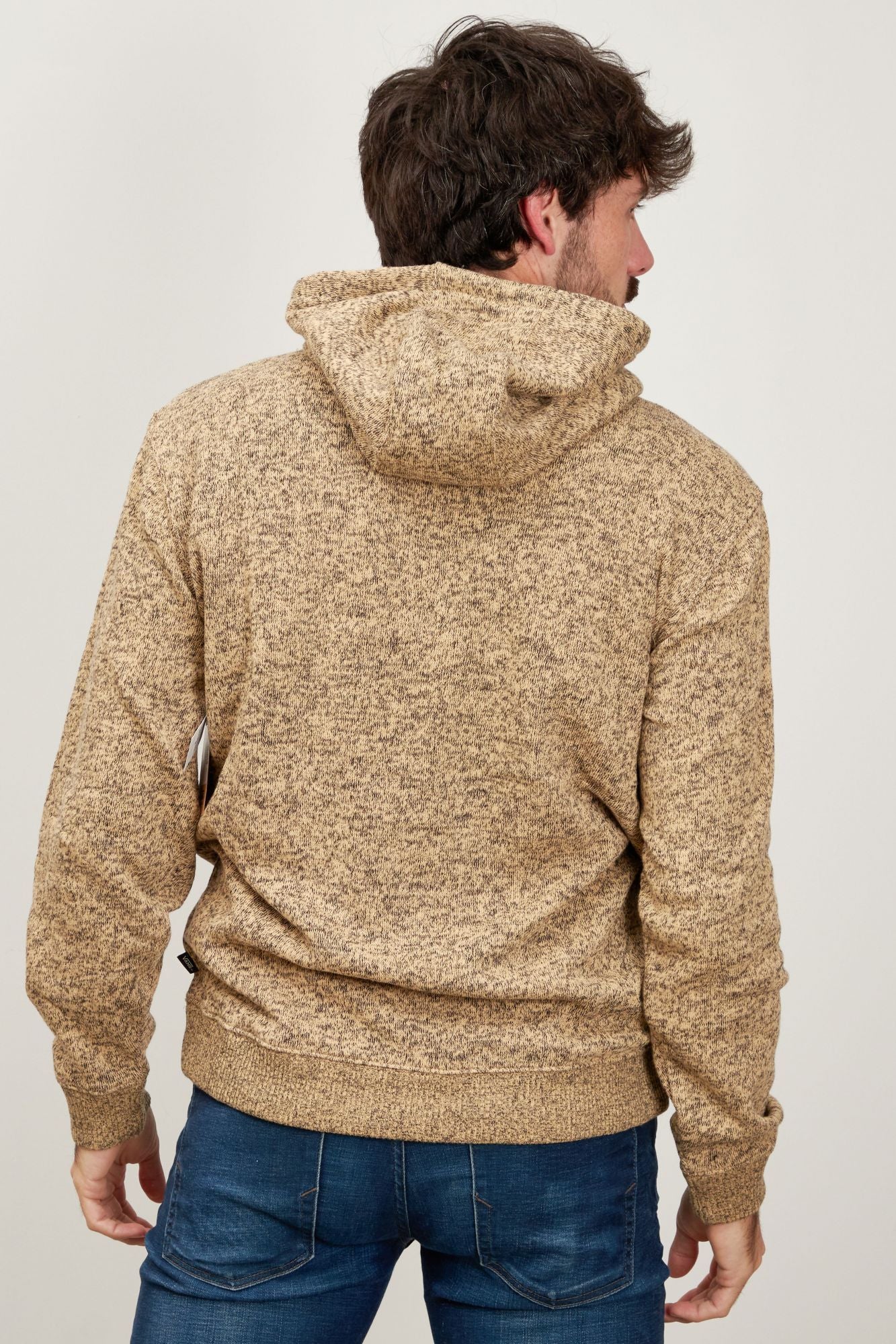 VANS FLURRY HALF ZIP en color MARRON (4)