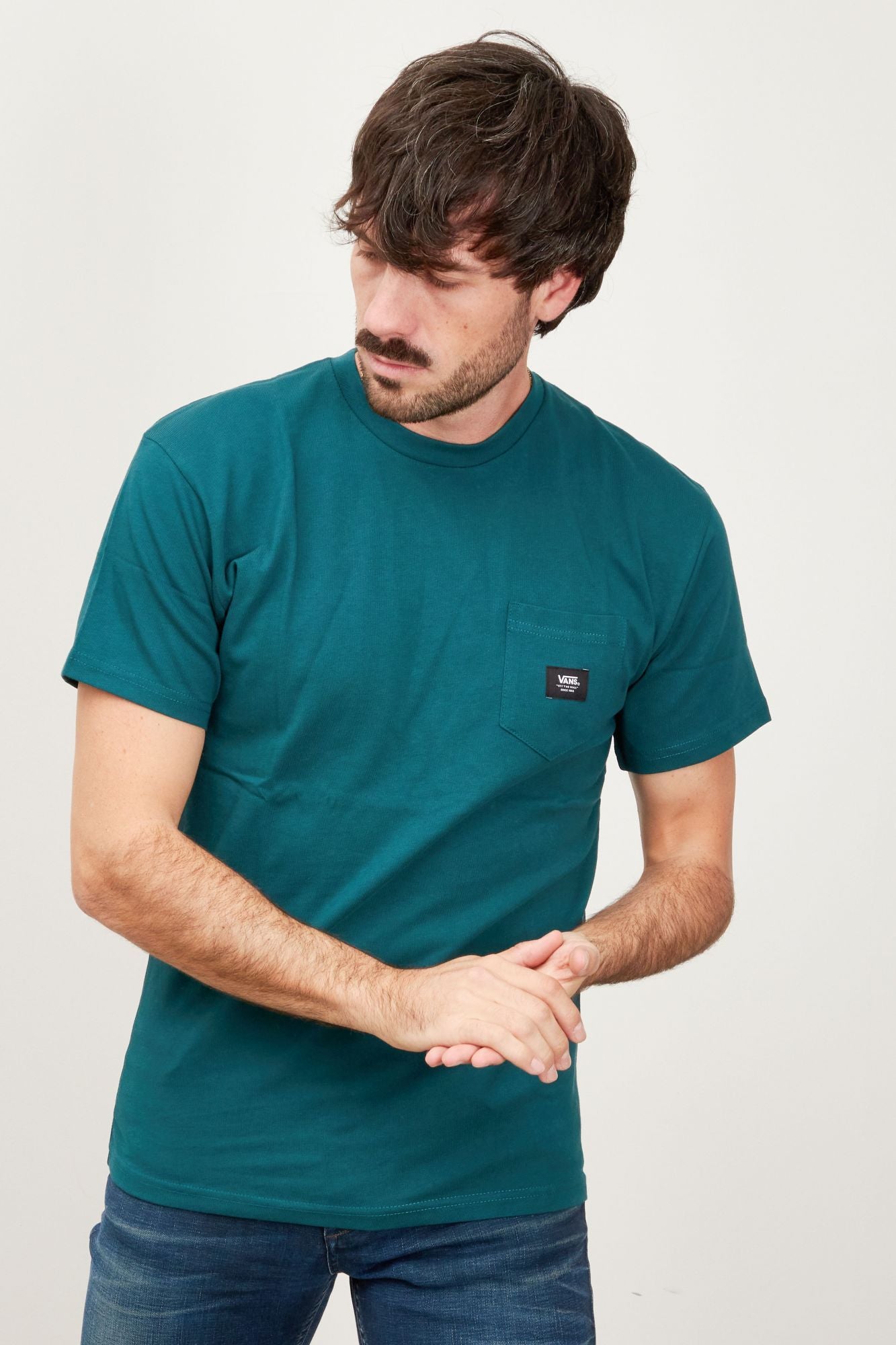 VANS WOVEN PATCH POCKET en color VERDE (2)