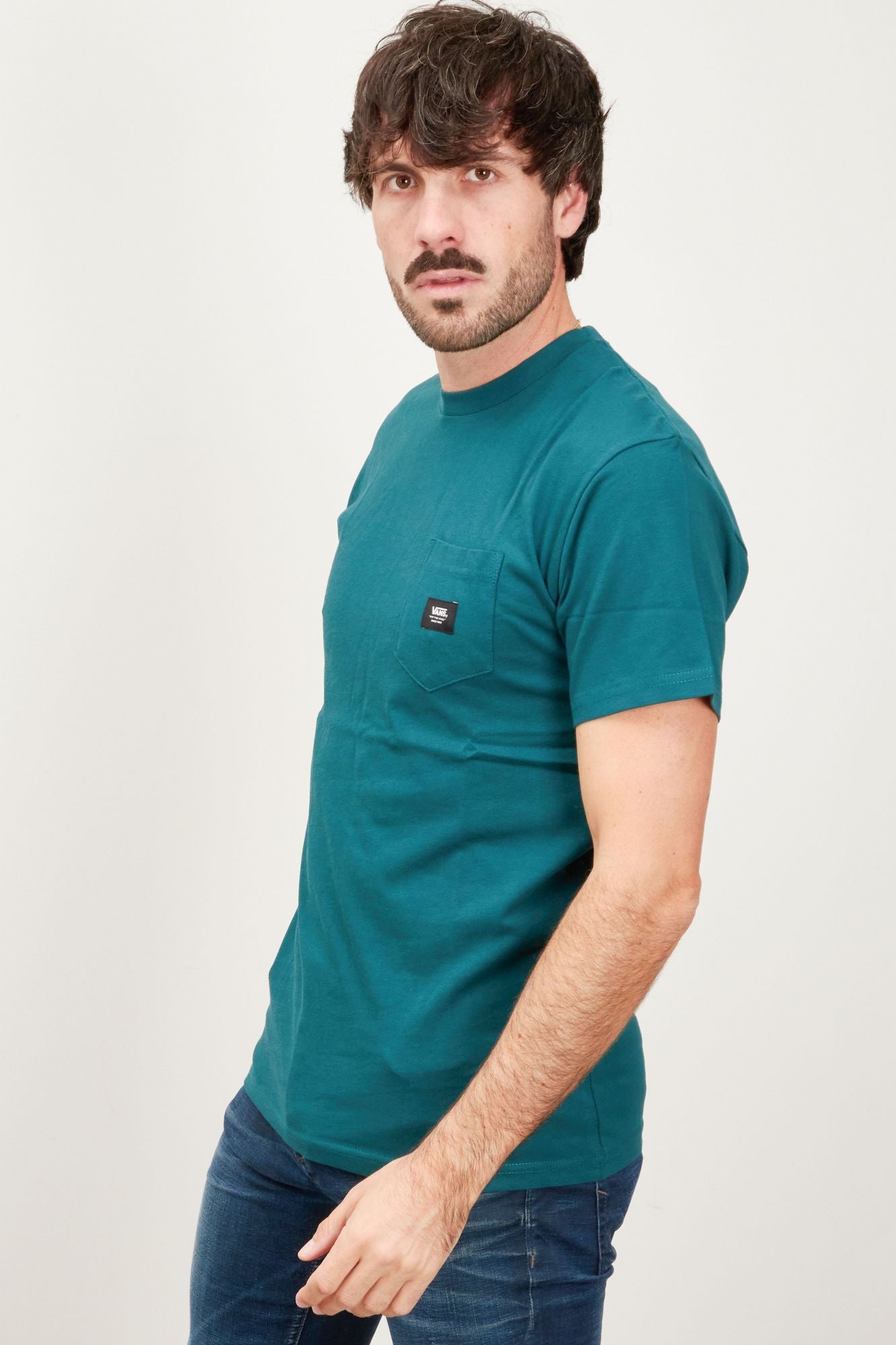 VANS WOVEN PATCH POCKET en color VERDE (3)