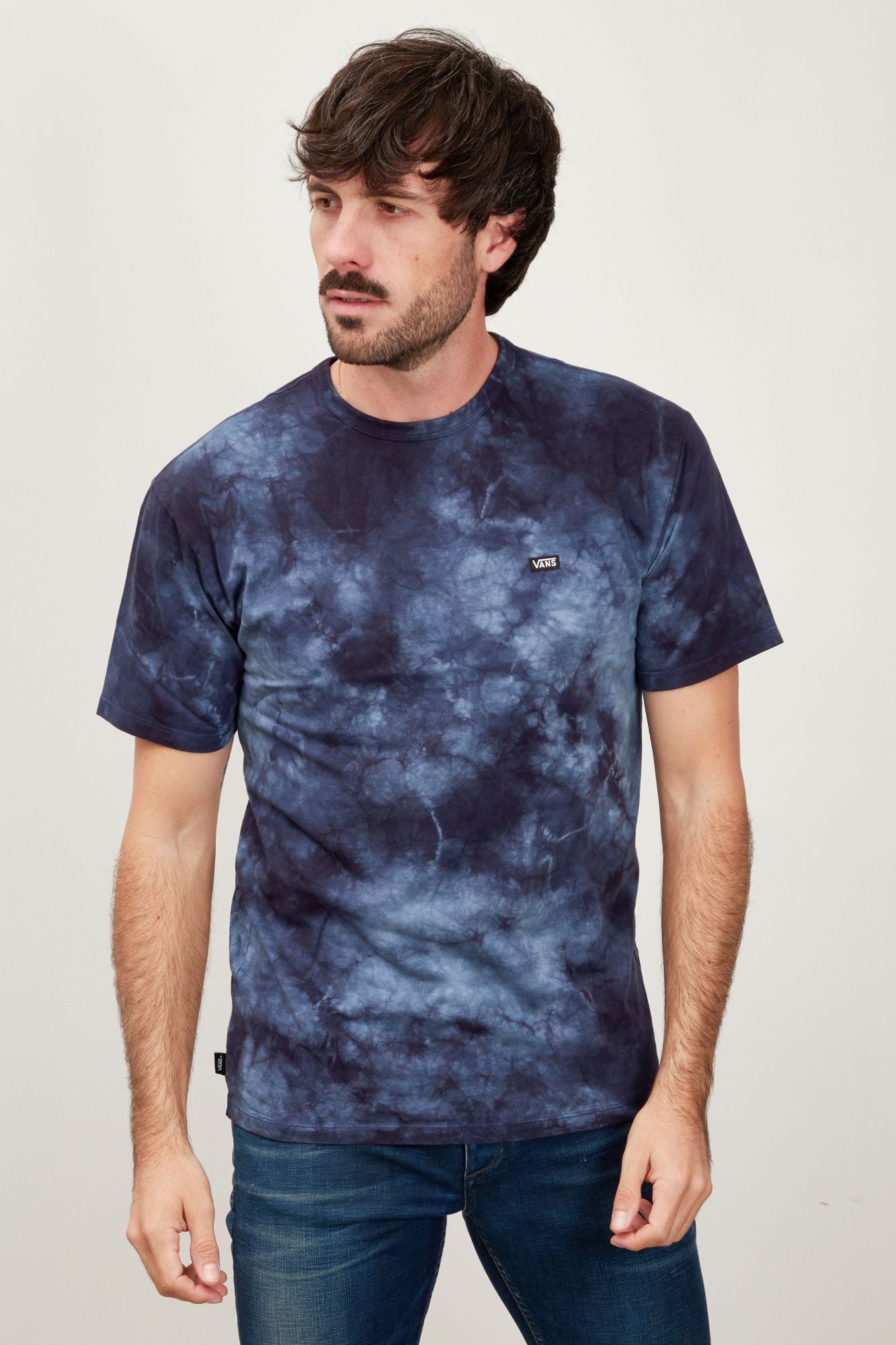 VANS OFF THE WALL TIE DYE S en color AZUL (2)