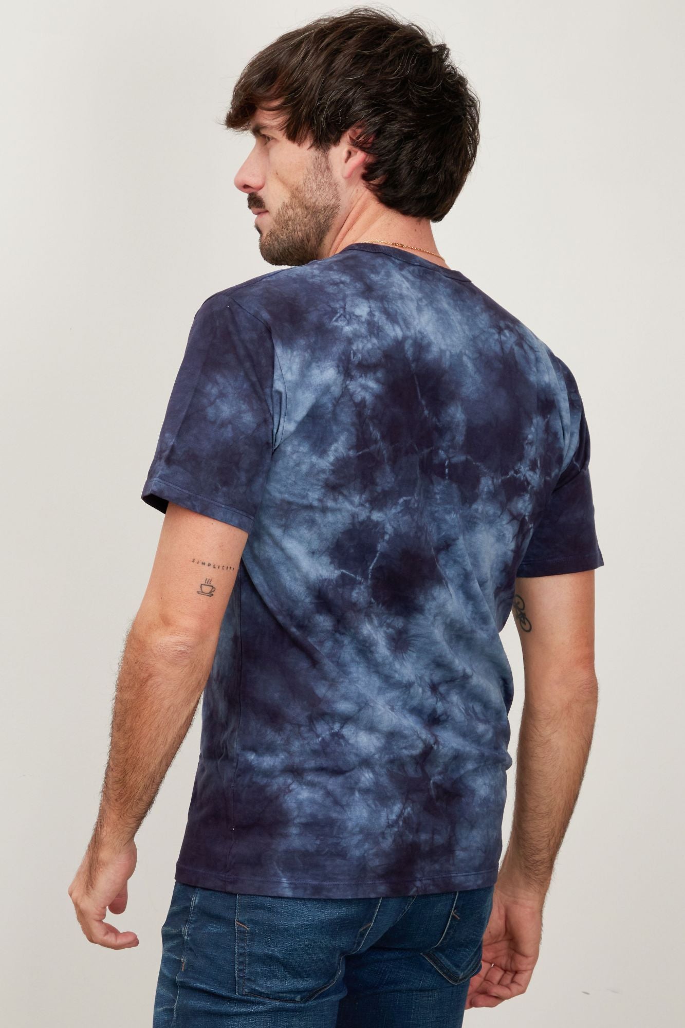 VANS OFF THE WALL TIE DYE S en color AZUL (4)