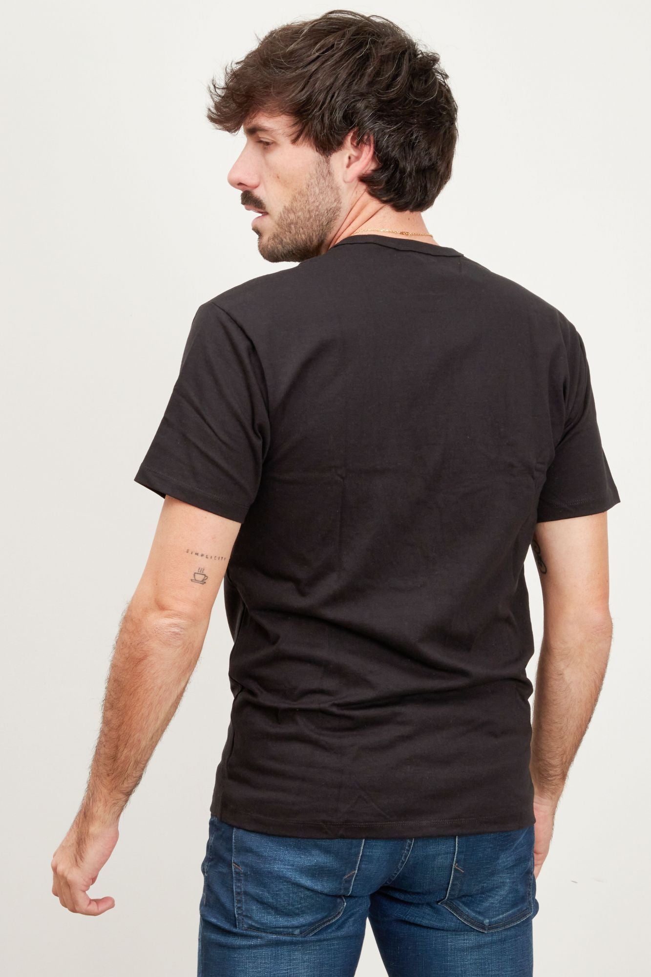 VANS OFF THE WALL FRONT PAT en color NEGRO (4)